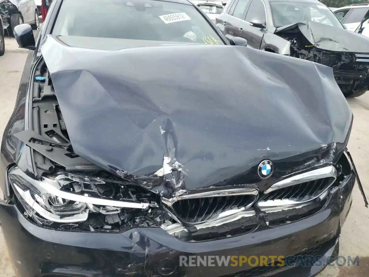 7 Photograph of a damaged car WBAJE5C57KWW36518 BMW 5 SERIES 2019