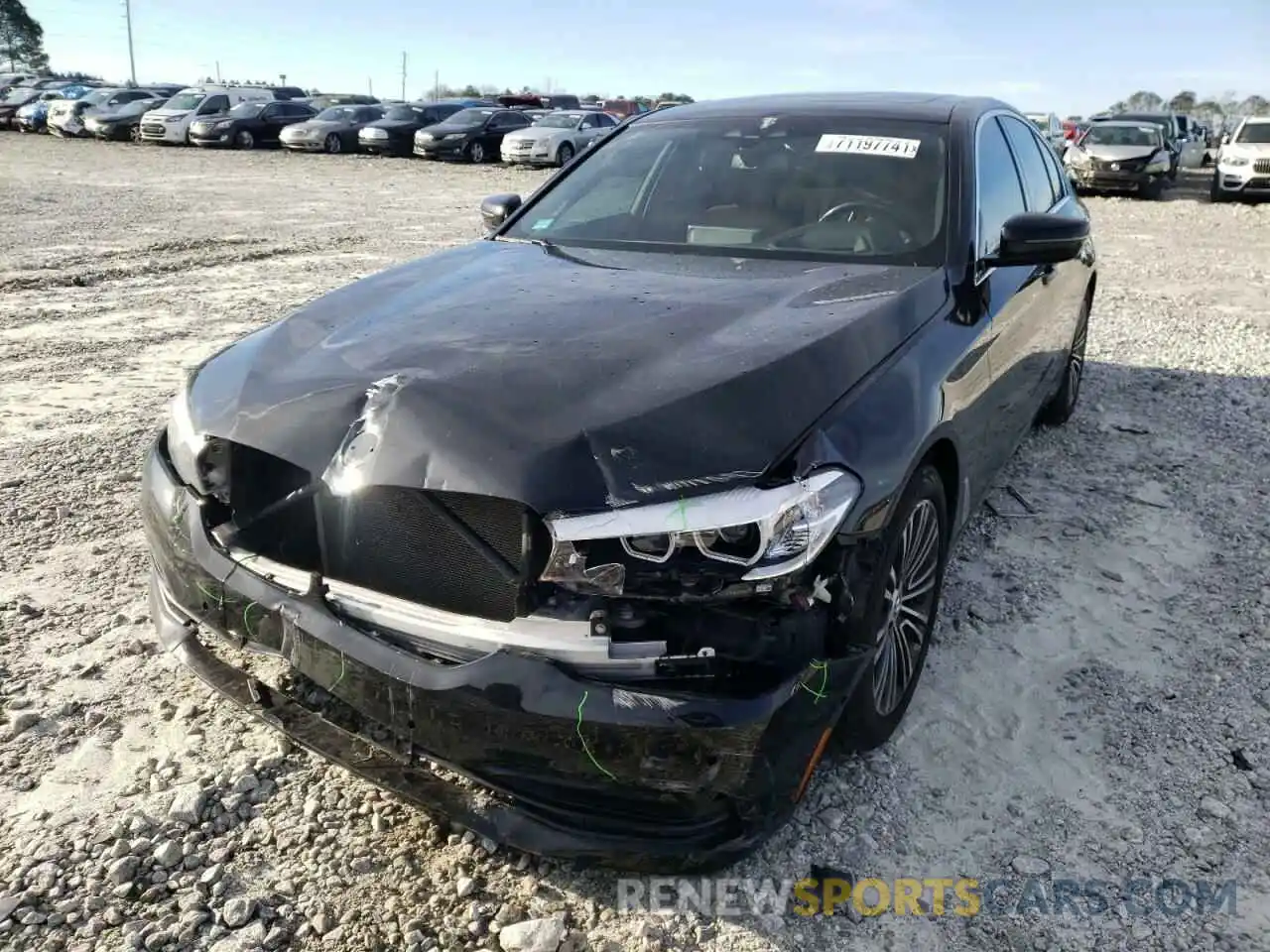 2 Photograph of a damaged car WBAJE5C58KWA98690 BMW 5 SERIES 2019