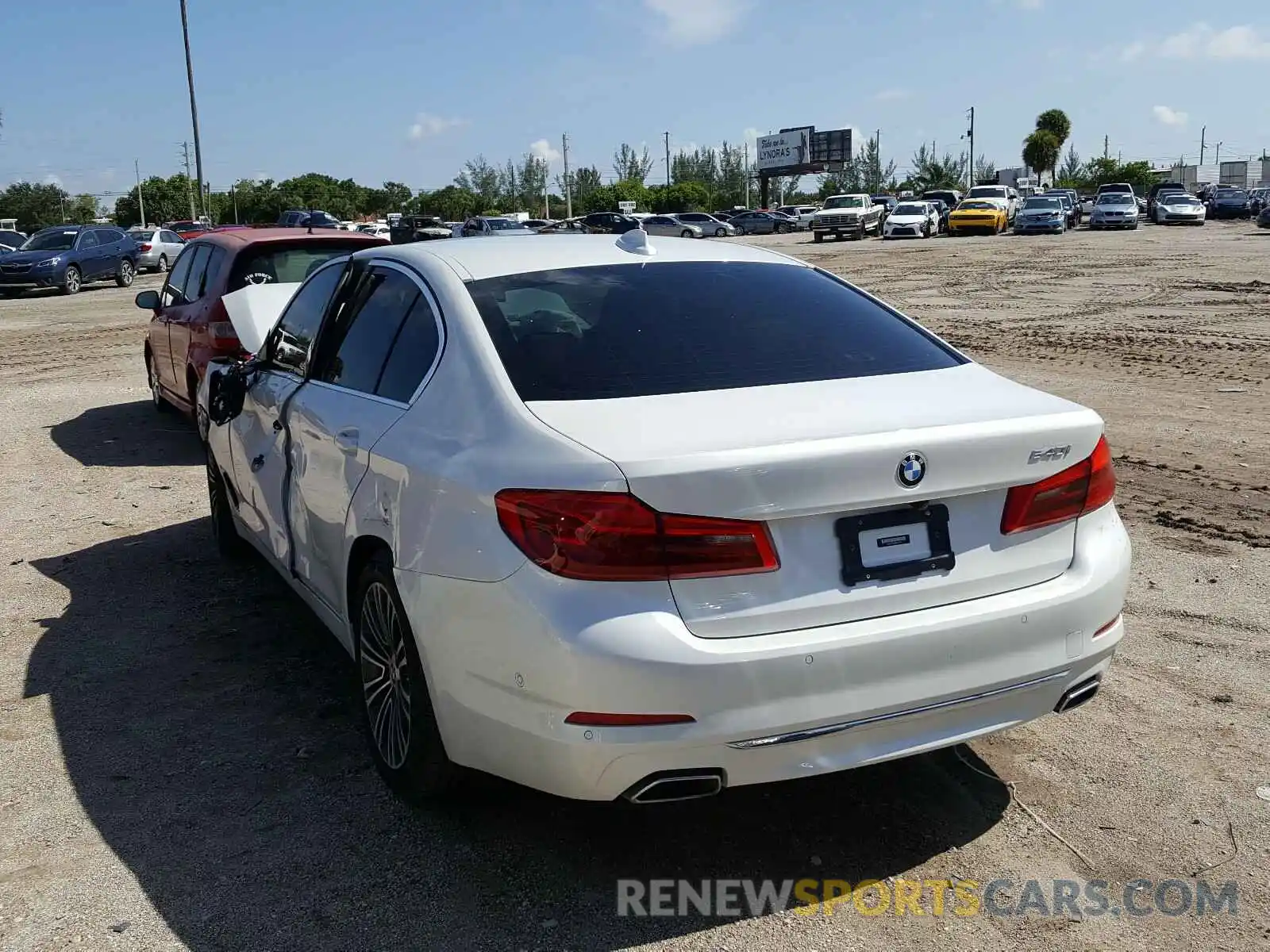 3 Photograph of a damaged car WBAJE5C58KWW11918 BMW 5 SERIES 2019