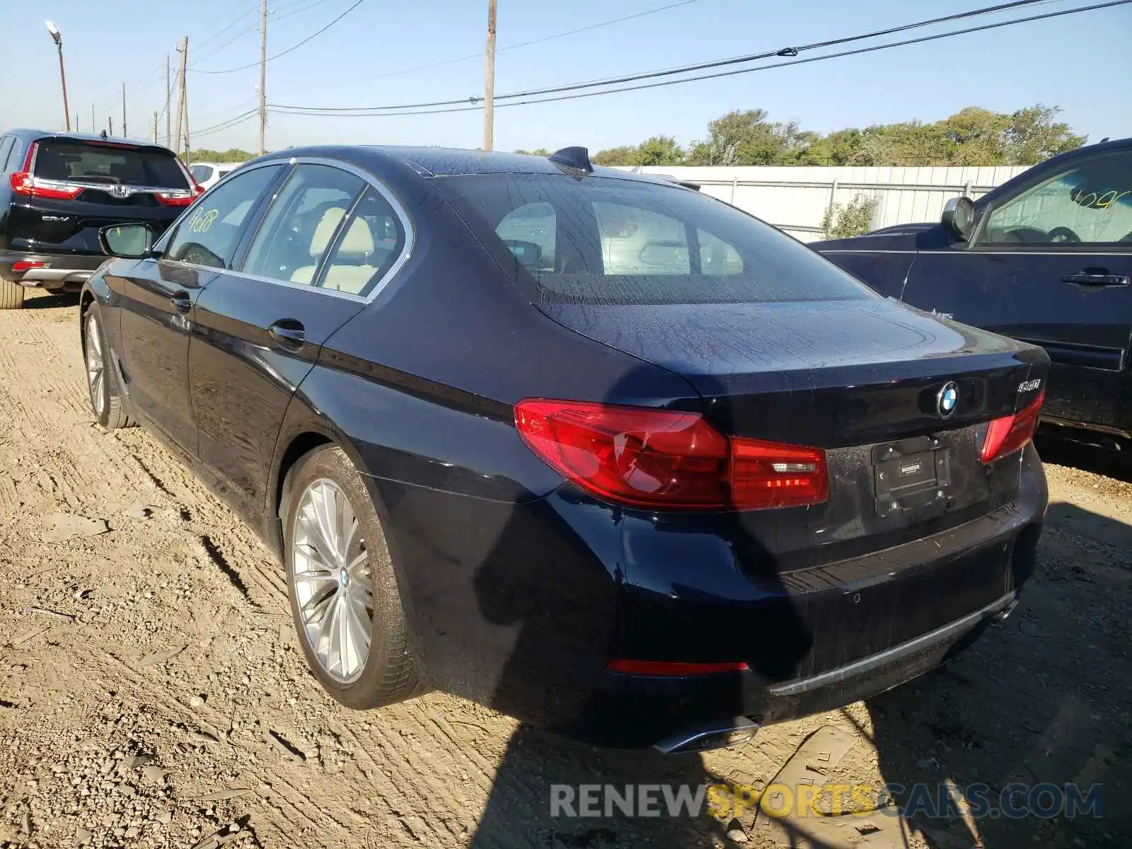 3 Photograph of a damaged car WBAJE5C58KWW18948 BMW 5 SERIES 2019