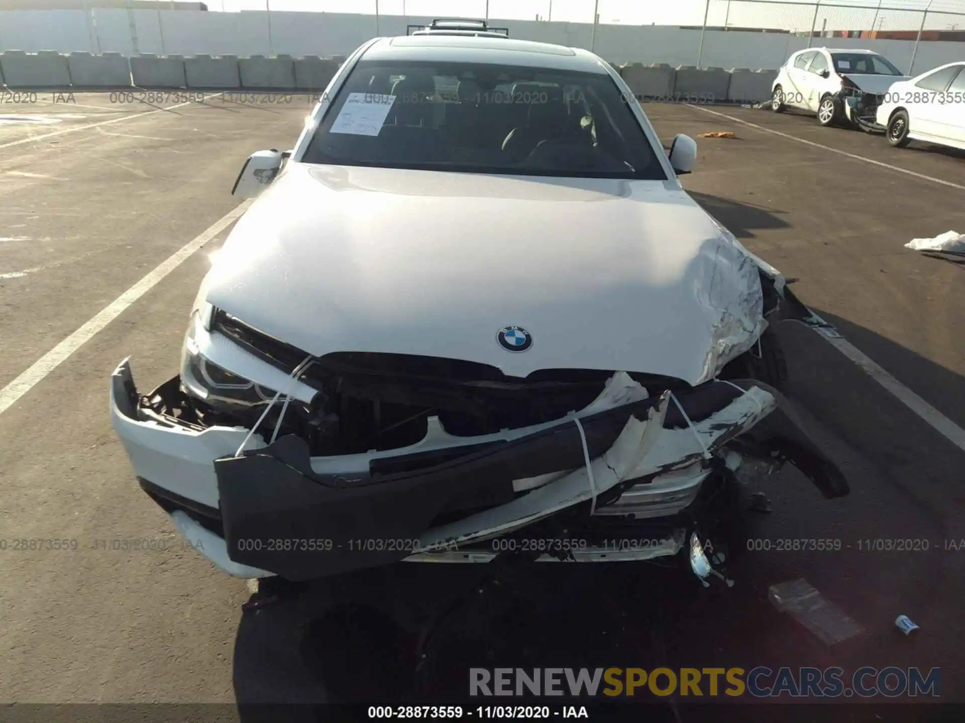 6 Фотография поврежденного автомобиля WBAJE5C59KG919772 BMW 5 SERIES 2019