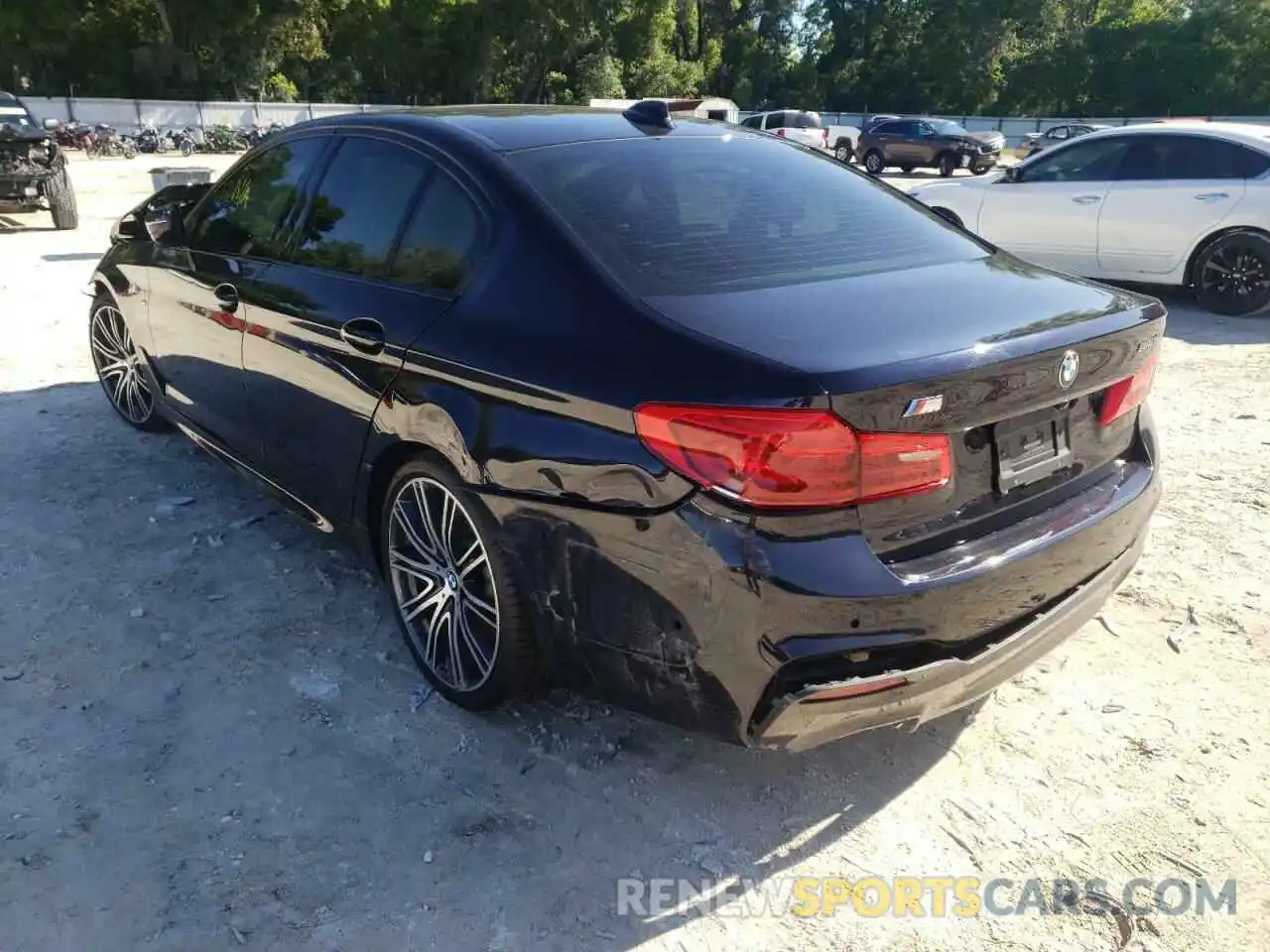 3 Photograph of a damaged car WBAJE5C59KWE66309 BMW 5 SERIES 2019