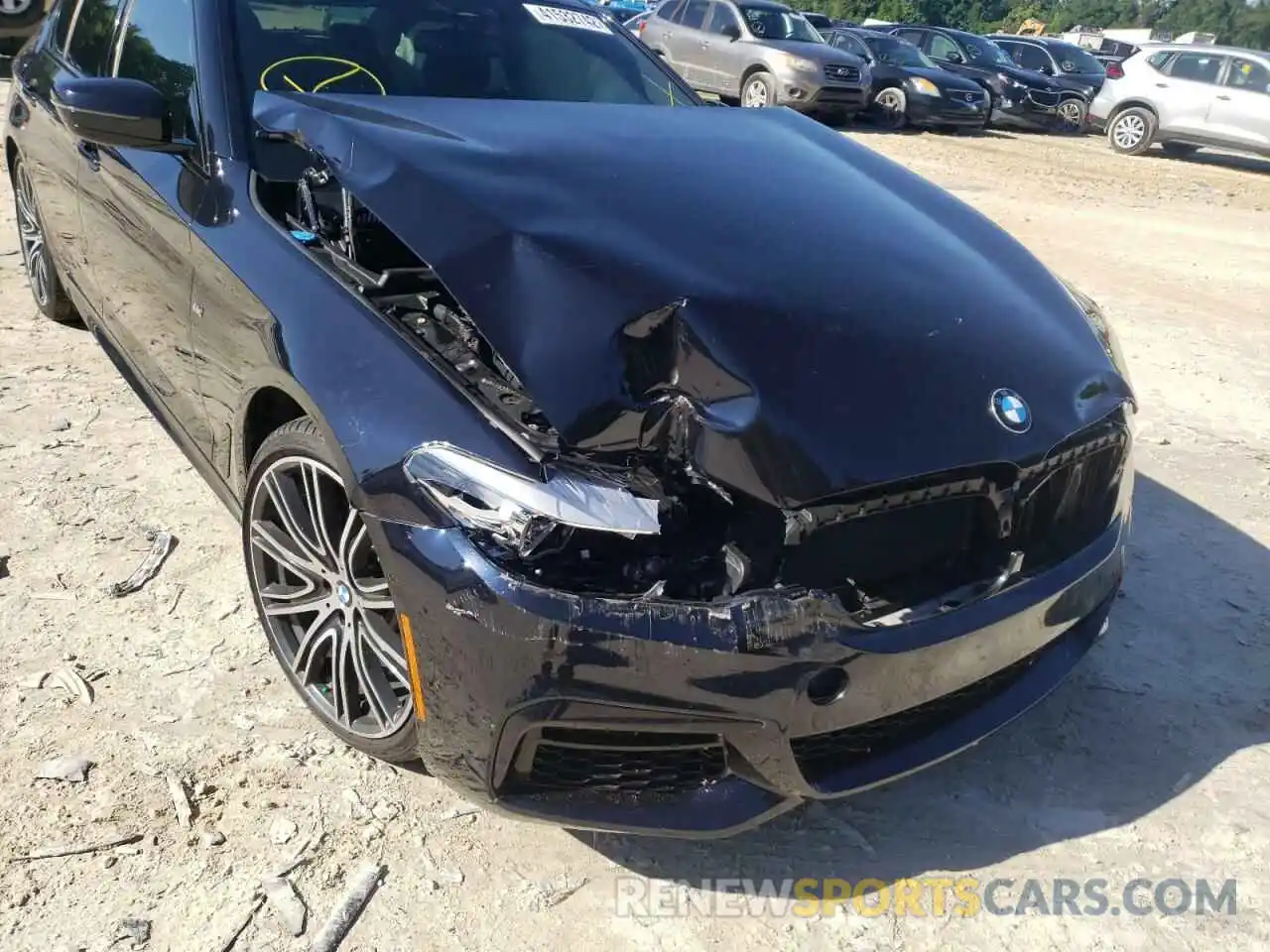 9 Photograph of a damaged car WBAJE5C59KWE66309 BMW 5 SERIES 2019