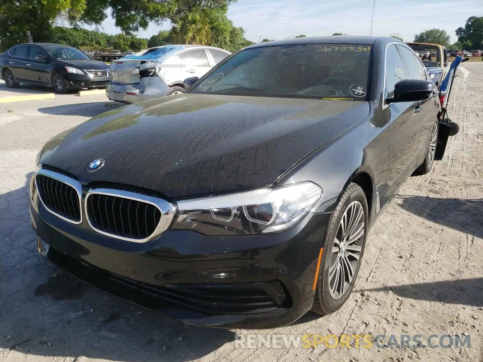 2 Photograph of a damaged car WBAJE5C59KWW12091 BMW 5 SERIES 2019