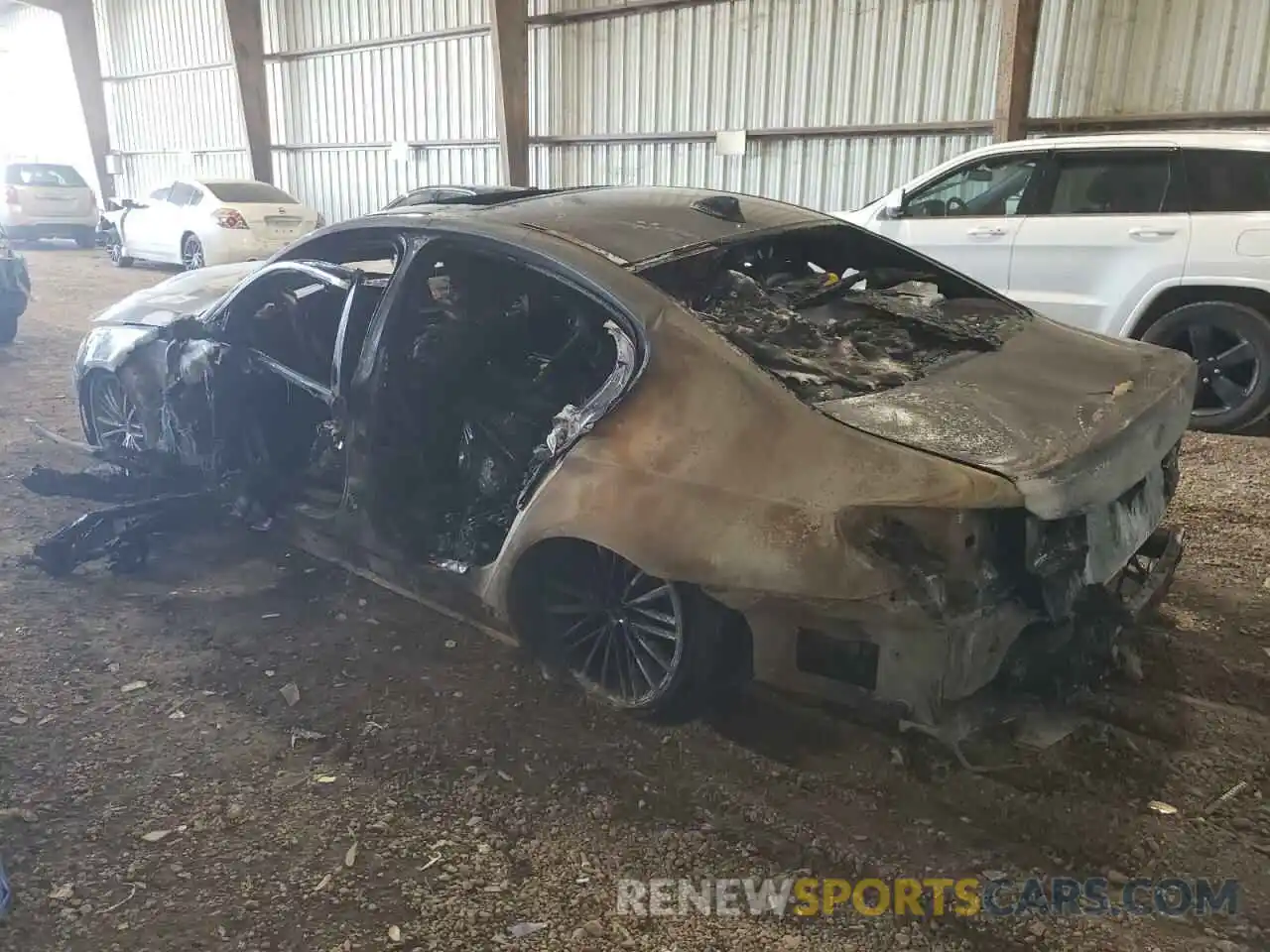 2 Photograph of a damaged car WBAJE5C59KWW19011 BMW 5 SERIES 2019