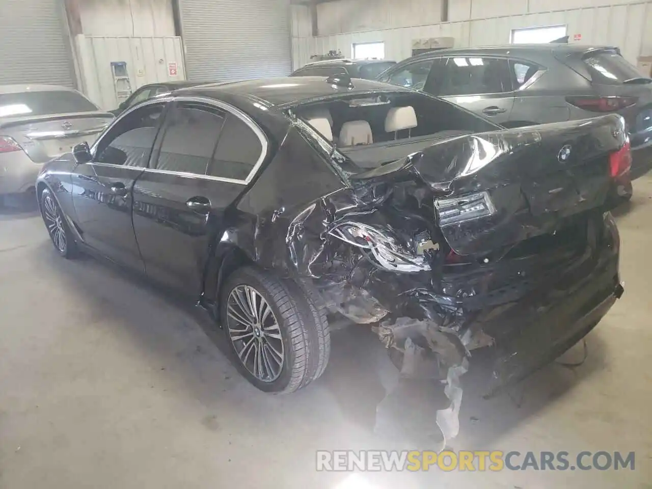 3 Photograph of a damaged car WBAJE5C59KWW30381 BMW 5 SERIES 2019