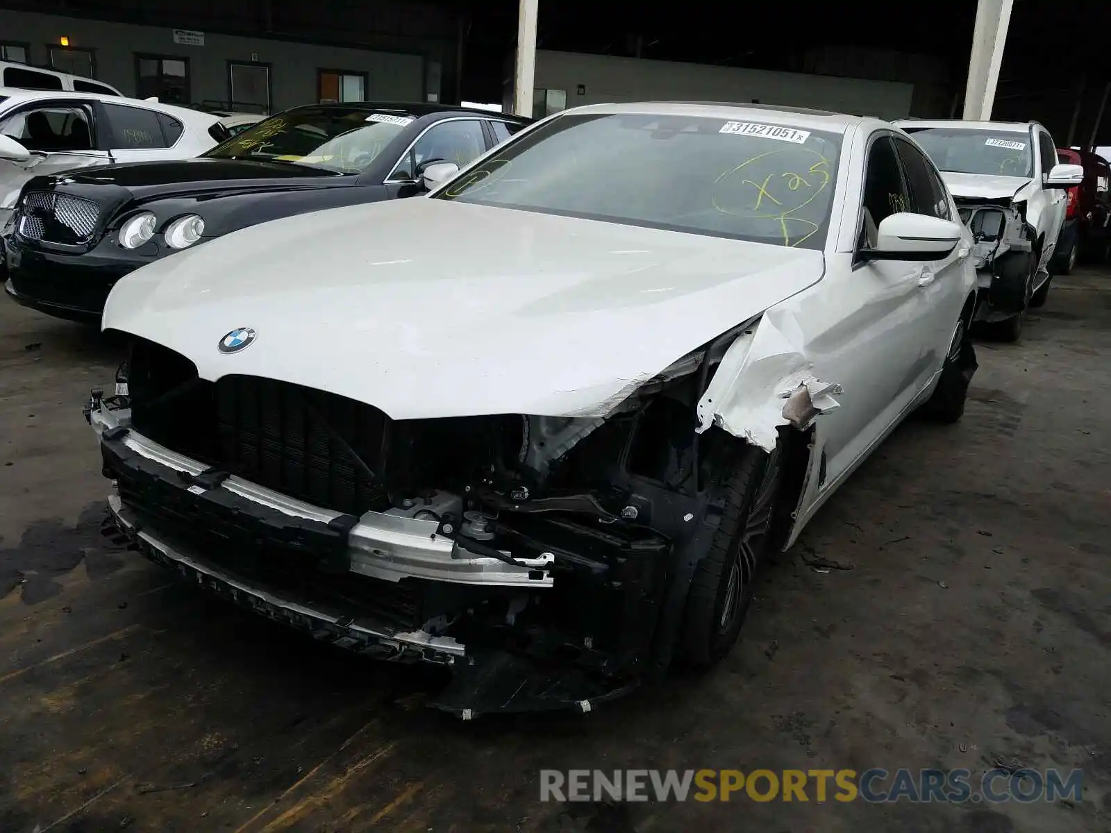 2 Photograph of a damaged car WBAJE5C59KWW34656 BMW 5 SERIES 2019