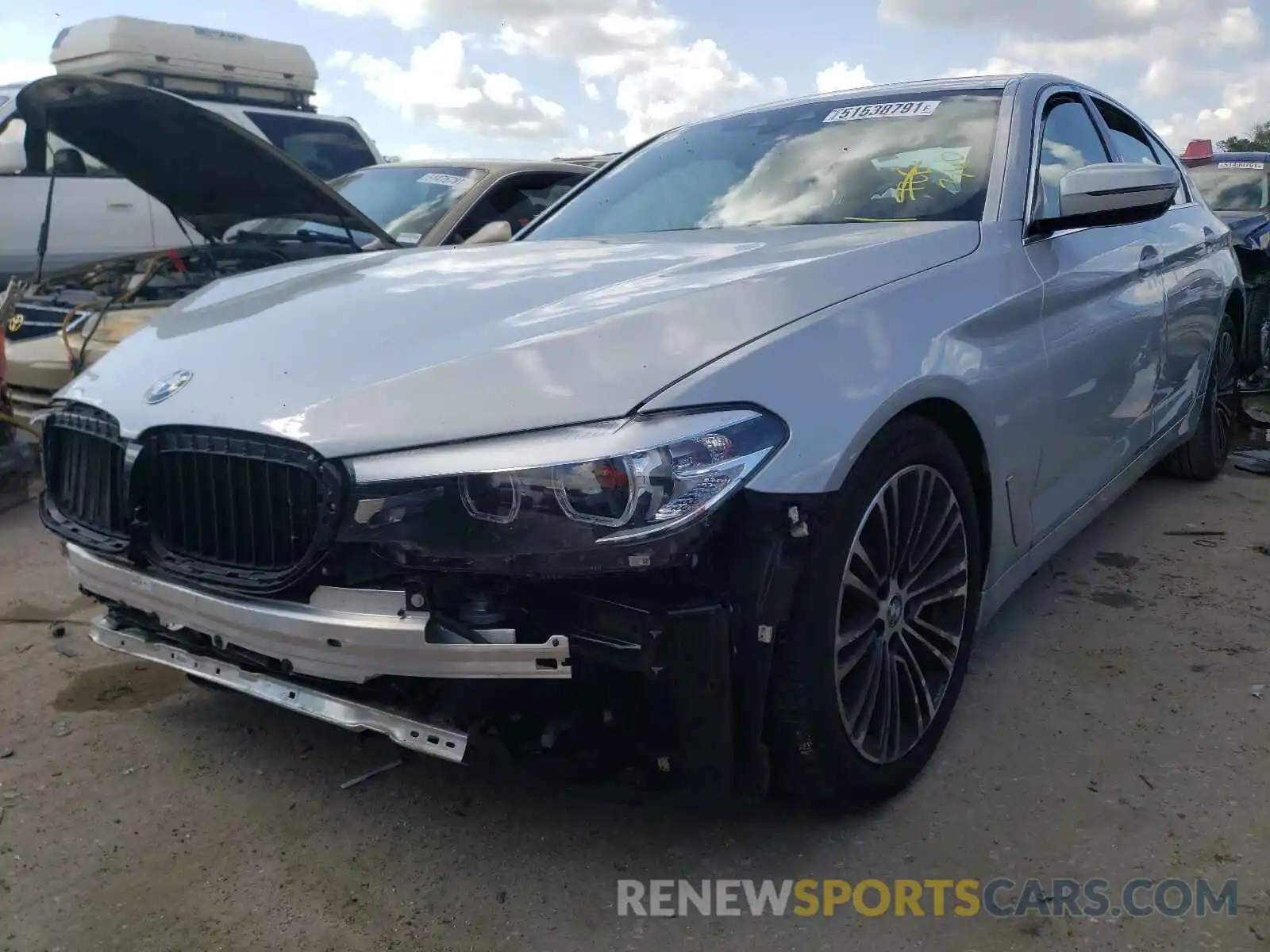 2 Photograph of a damaged car WBAJE5C5XKWW07952 BMW 5 SERIES 2019