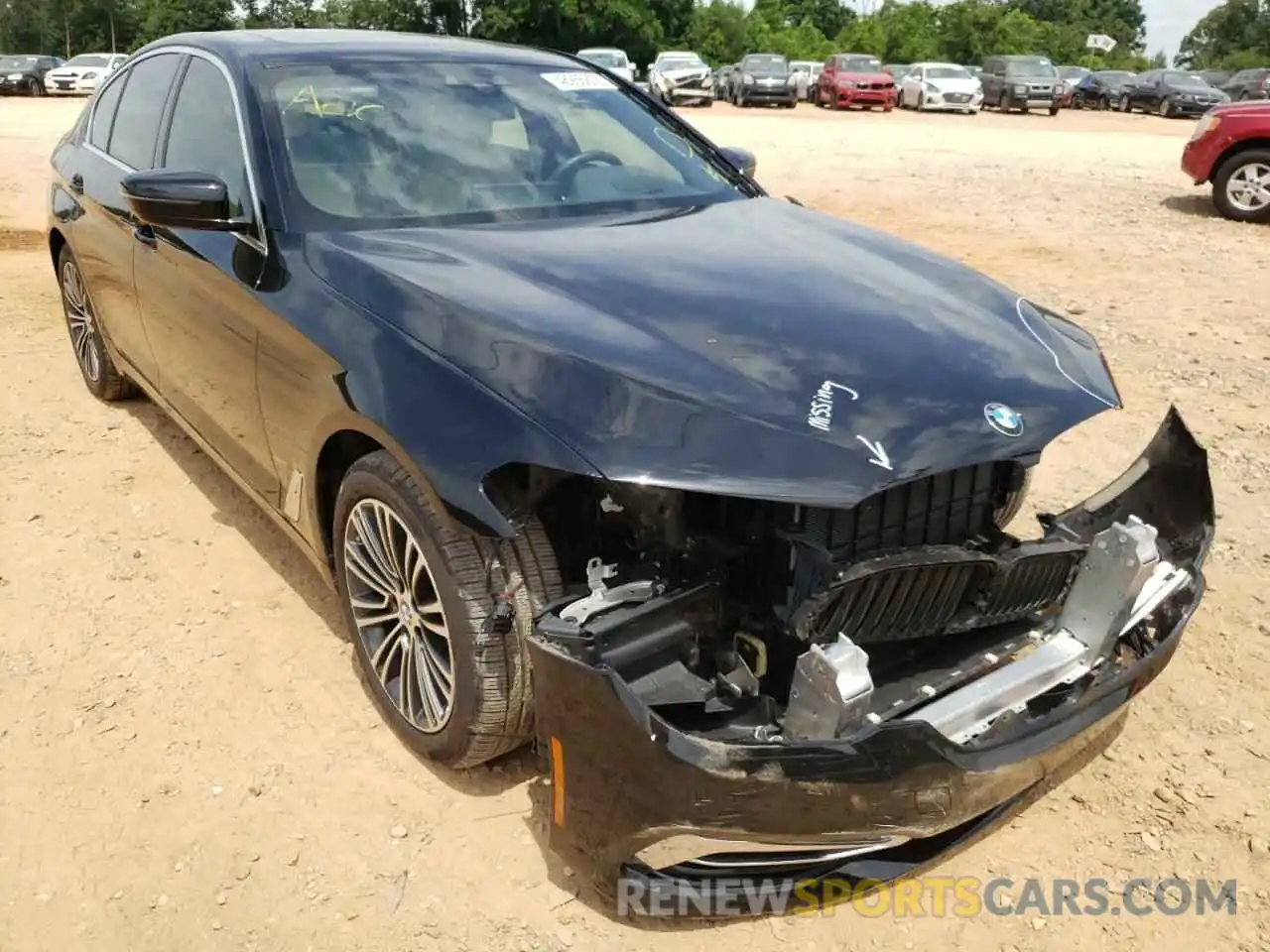 1 Photograph of a damaged car WBAJE5C5XKWW11094 BMW 5 SERIES 2019