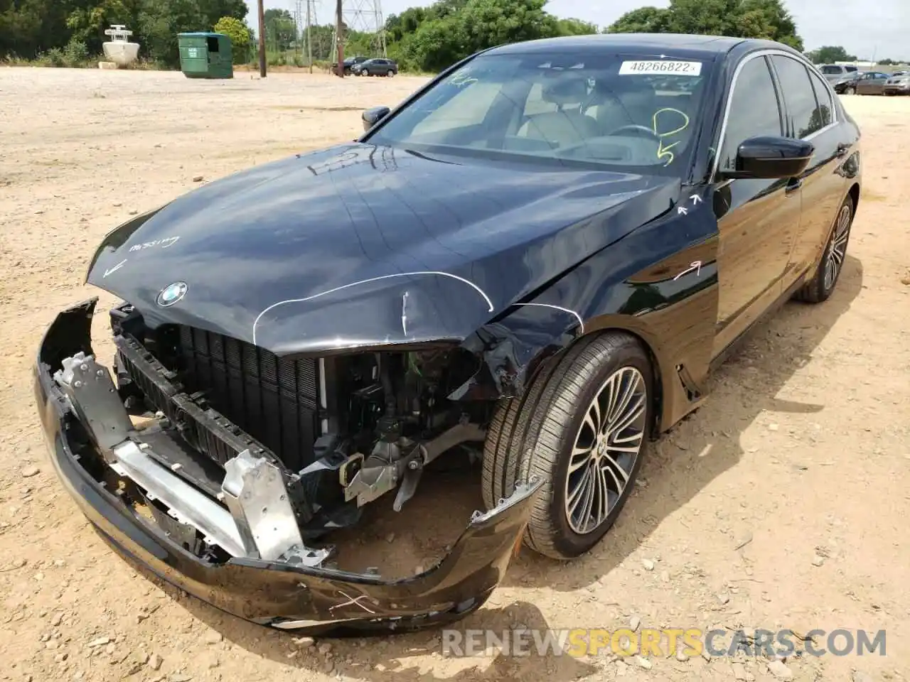 2 Photograph of a damaged car WBAJE5C5XKWW11094 BMW 5 SERIES 2019