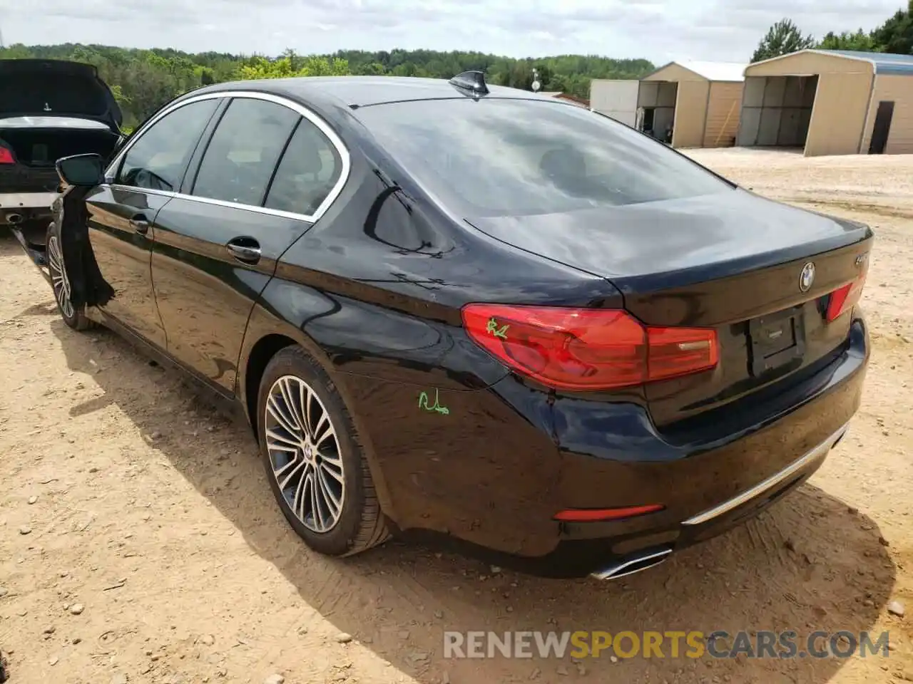 3 Photograph of a damaged car WBAJE5C5XKWW11094 BMW 5 SERIES 2019