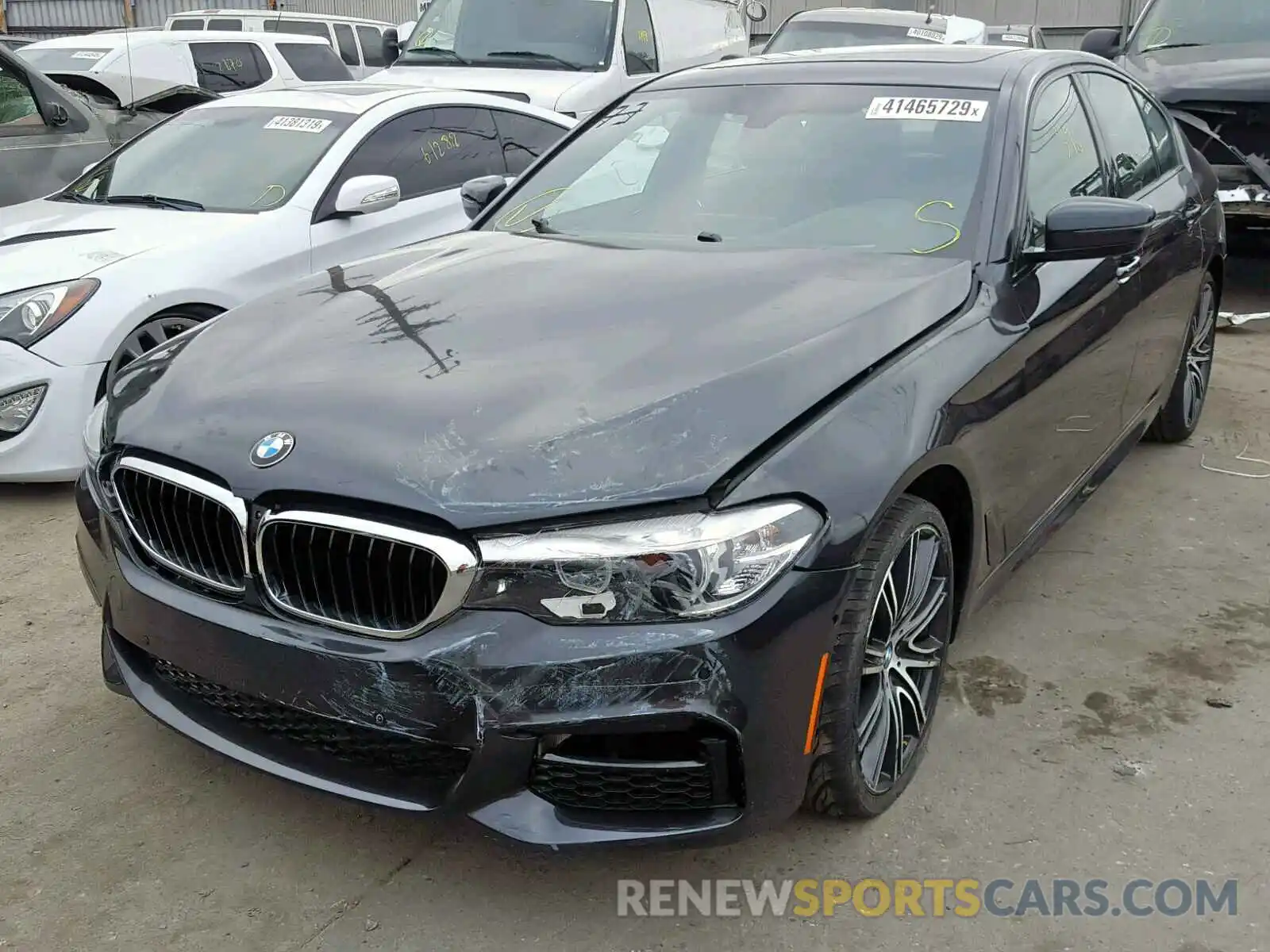 2 Photograph of a damaged car WBAJE5C5XKWW11788 BMW 5 SERIES 2019