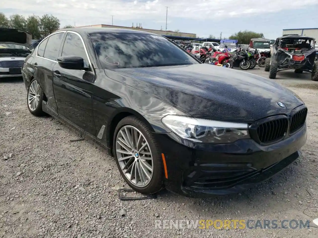 1 Photograph of a damaged car WBAJE5C5XKWW12438 BMW 5 SERIES 2019