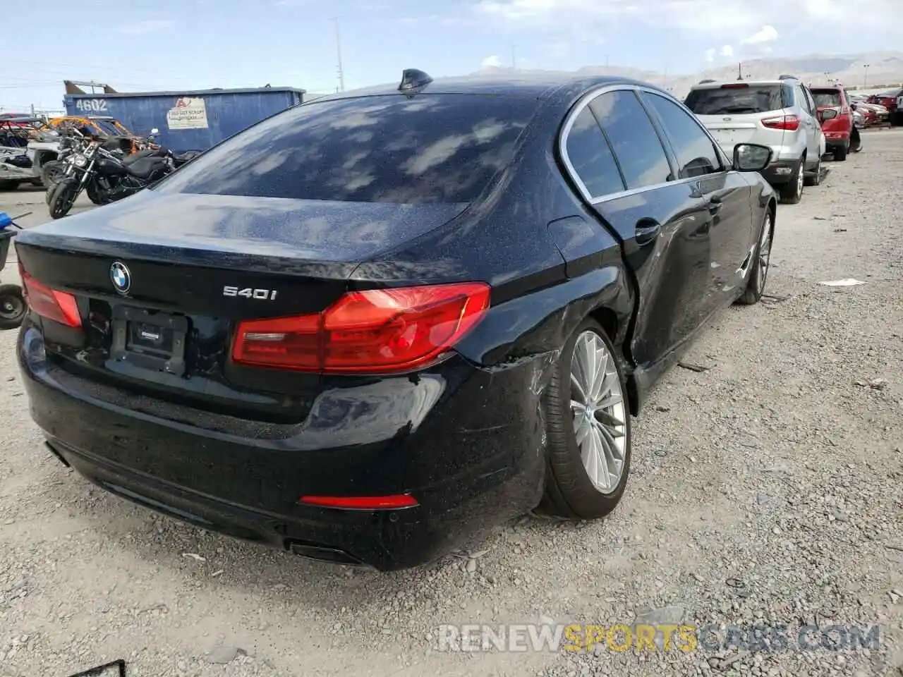 4 Photograph of a damaged car WBAJE5C5XKWW12438 BMW 5 SERIES 2019