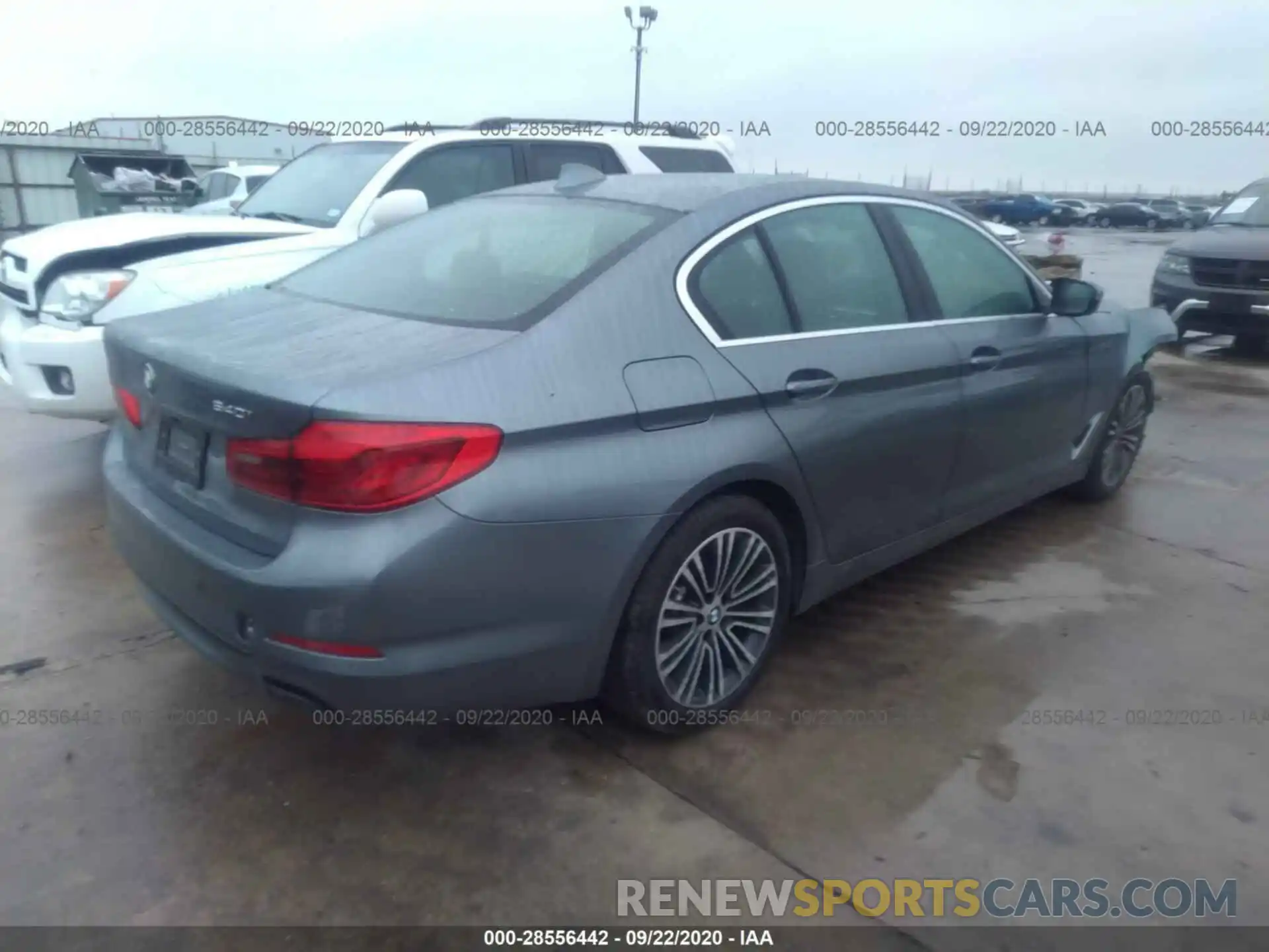 4 Photograph of a damaged car WBAJE5C5XKWW17588 BMW 5 SERIES 2019