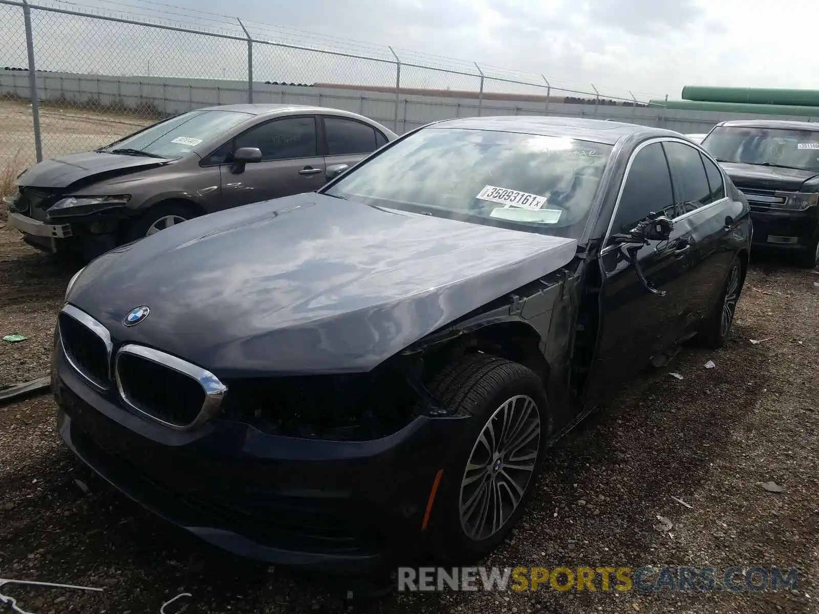 2 Photograph of a damaged car WBAJE5C5XKWW17901 BMW 5 SERIES 2019