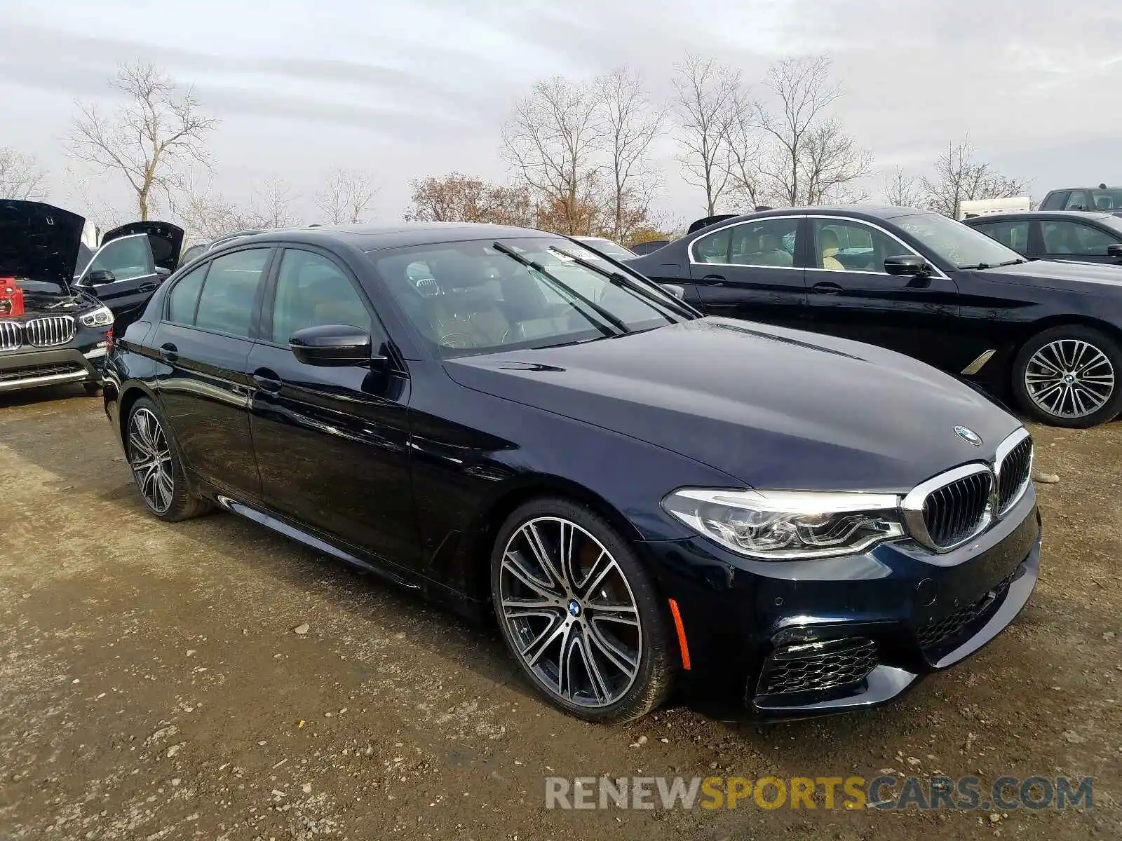 1 Photograph of a damaged car WBAJE5C5XKWW22032 BMW 5 SERIES 2019