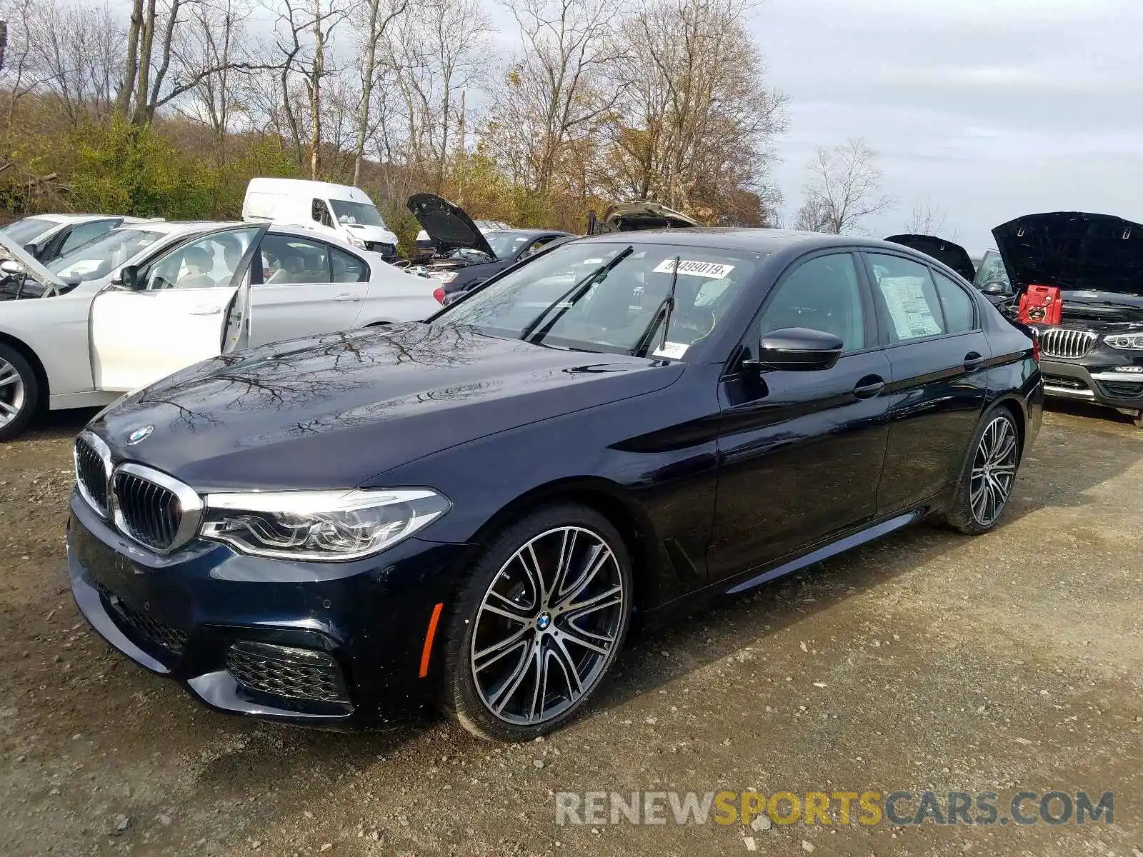 2 Photograph of a damaged car WBAJE5C5XKWW22032 BMW 5 SERIES 2019