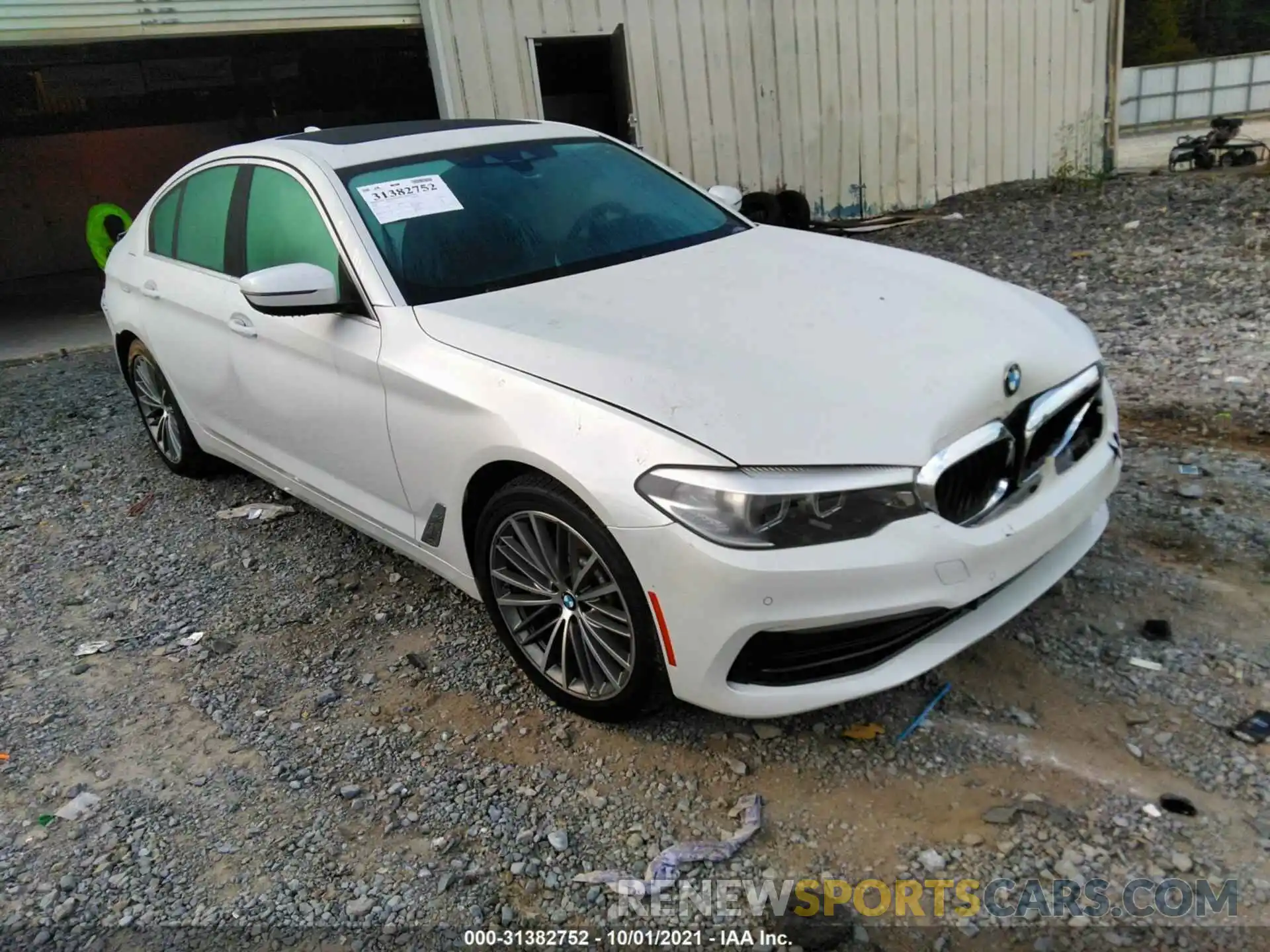 1 Photograph of a damaged car WBAJE5C5XKWW24119 BMW 5 SERIES 2019