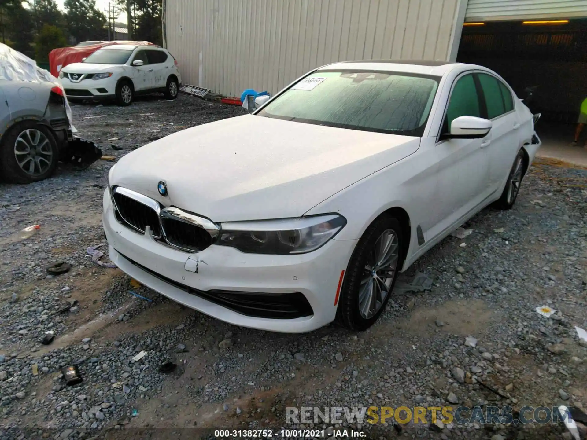 2 Photograph of a damaged car WBAJE5C5XKWW24119 BMW 5 SERIES 2019