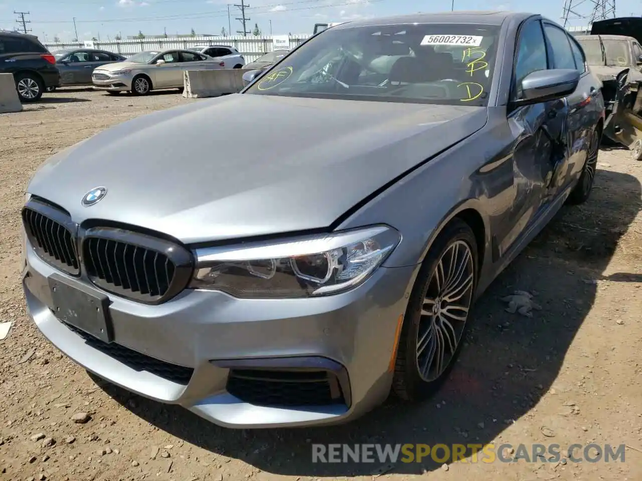 2 Photograph of a damaged car WBAJE7C50KWD53893 BMW 5 SERIES 2019