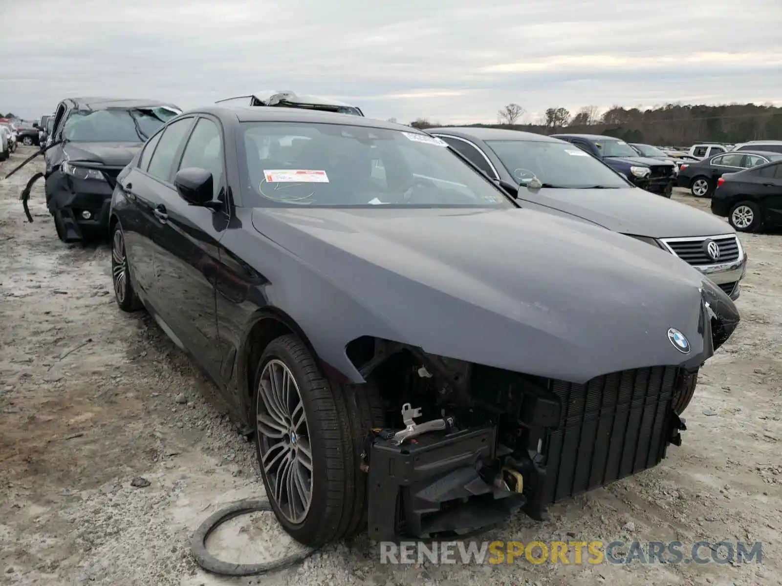 1 Photograph of a damaged car WBAJE7C50KWW34959 BMW 5 SERIES 2019
