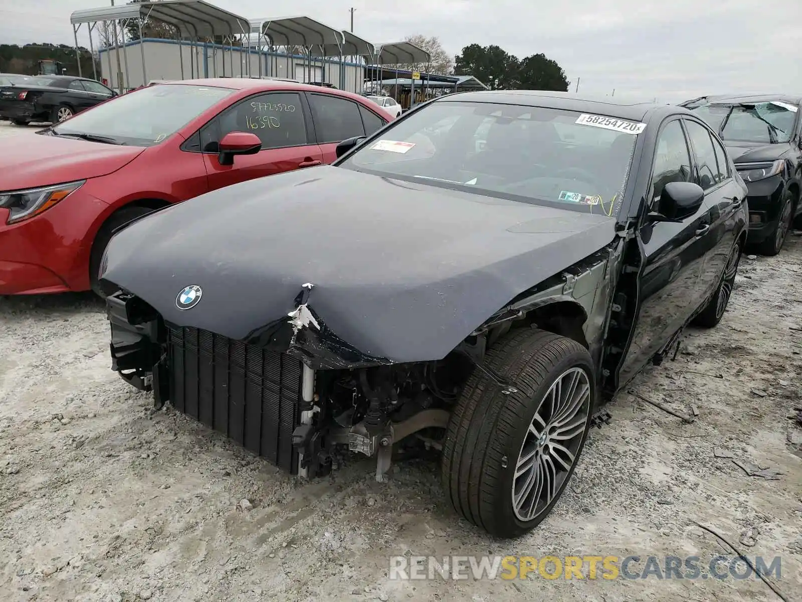 2 Photograph of a damaged car WBAJE7C50KWW34959 BMW 5 SERIES 2019
