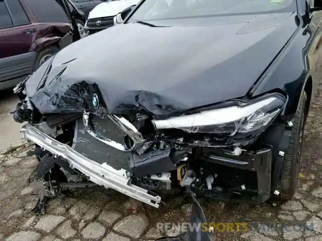 9 Фотография поврежденного автомобиля WBAJE7C51KWD53966 BMW 5 SERIES 2019