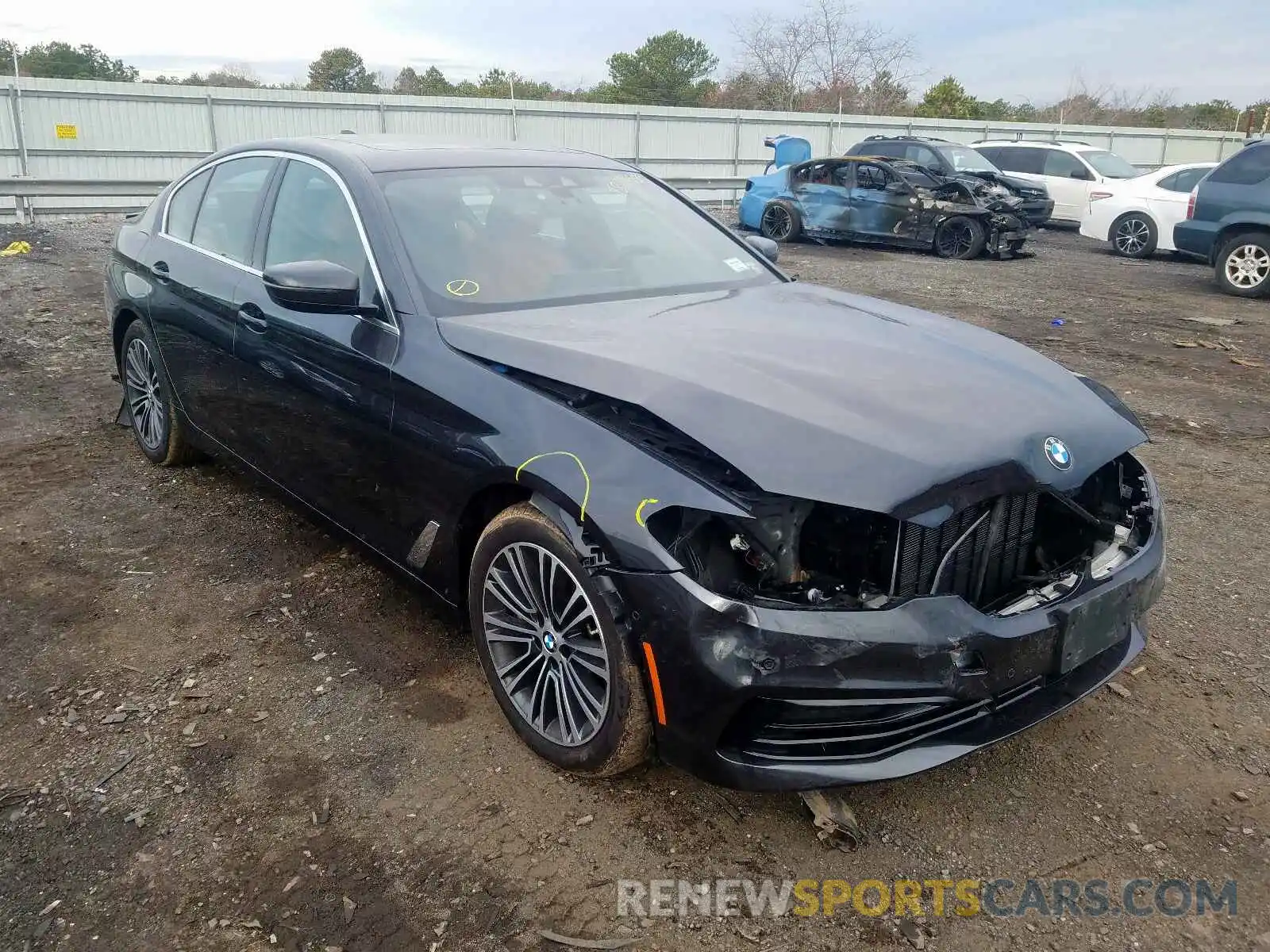 1 Photograph of a damaged car WBAJE7C51KWW19709 BMW 5 SERIES 2019