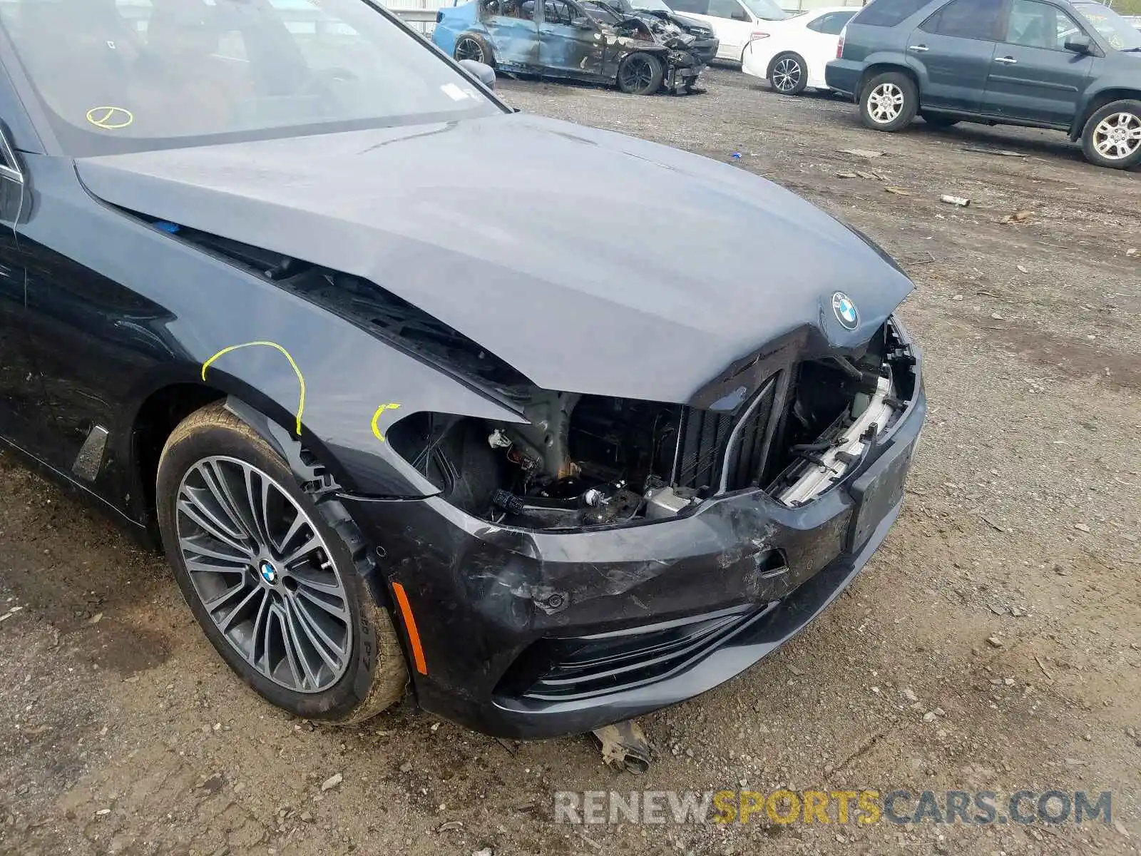 9 Photograph of a damaged car WBAJE7C51KWW19709 BMW 5 SERIES 2019