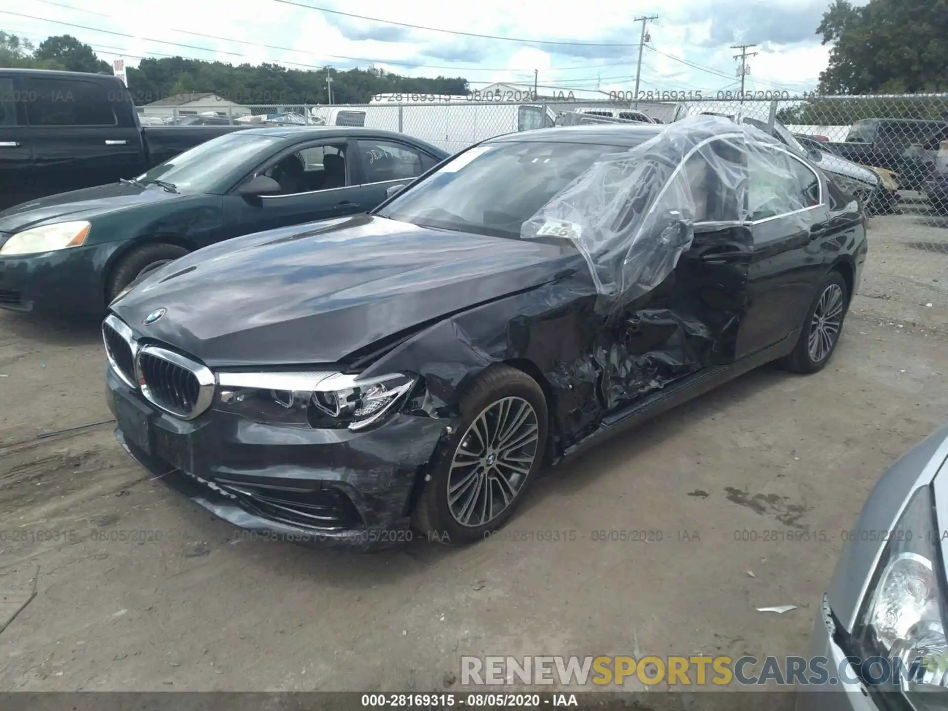 2 Photograph of a damaged car WBAJE7C51KWW22688 BMW 5 SERIES 2019