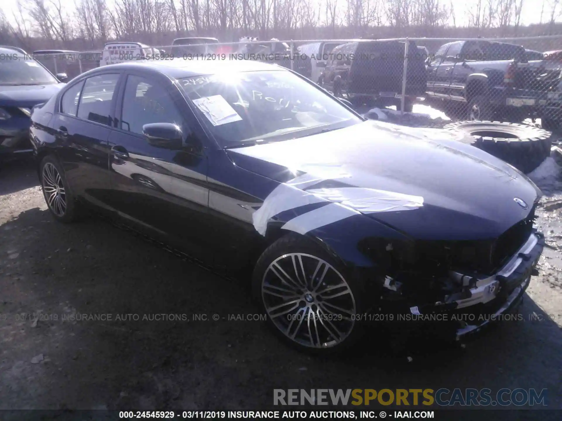 1 Photograph of a damaged car WBAJE7C52KWD55757 BMW 5 SERIES 2019