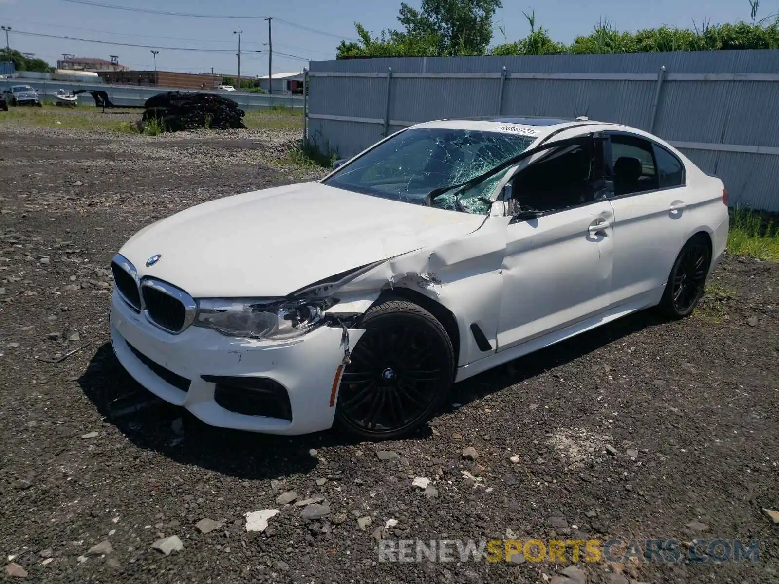 2 Photograph of a damaged car WBAJE7C52KWW14857 BMW 5 SERIES 2019