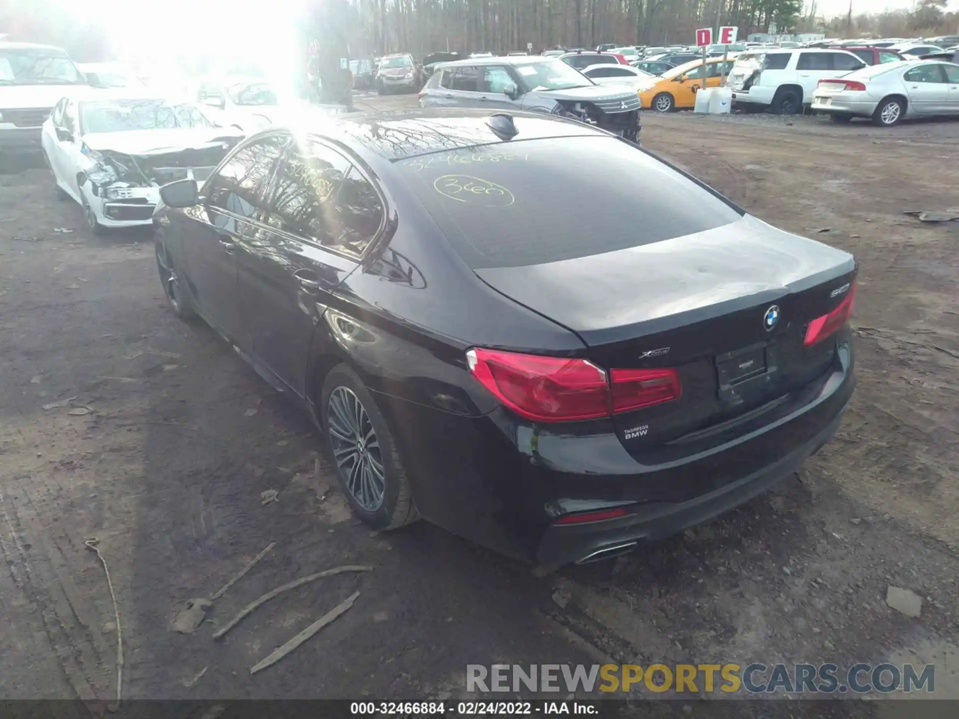 3 Photograph of a damaged car WBAJE7C53KWD55802 BMW 5 SERIES 2019