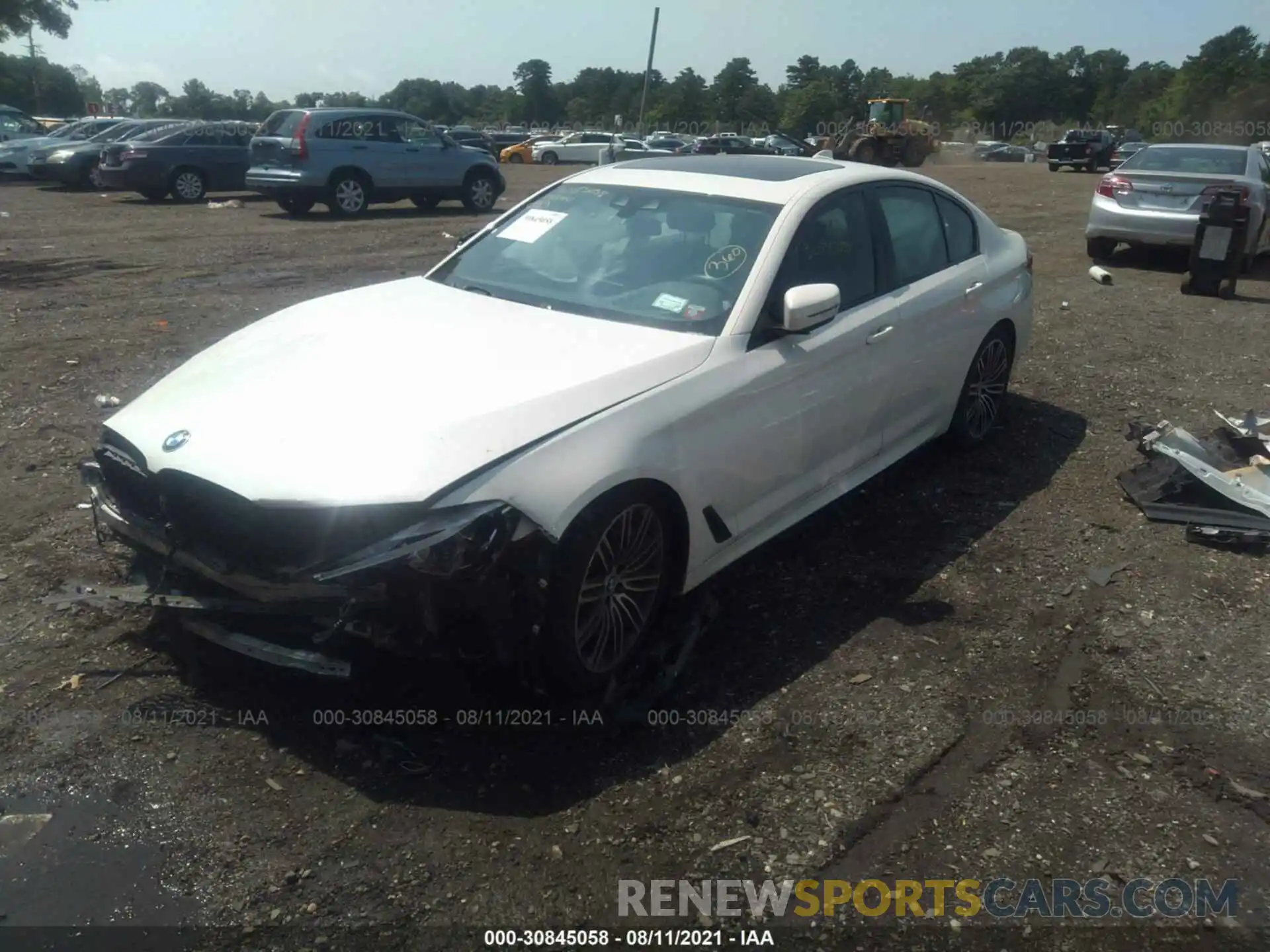 2 Photograph of a damaged car WBAJE7C53KWW13944 BMW 5 SERIES 2019