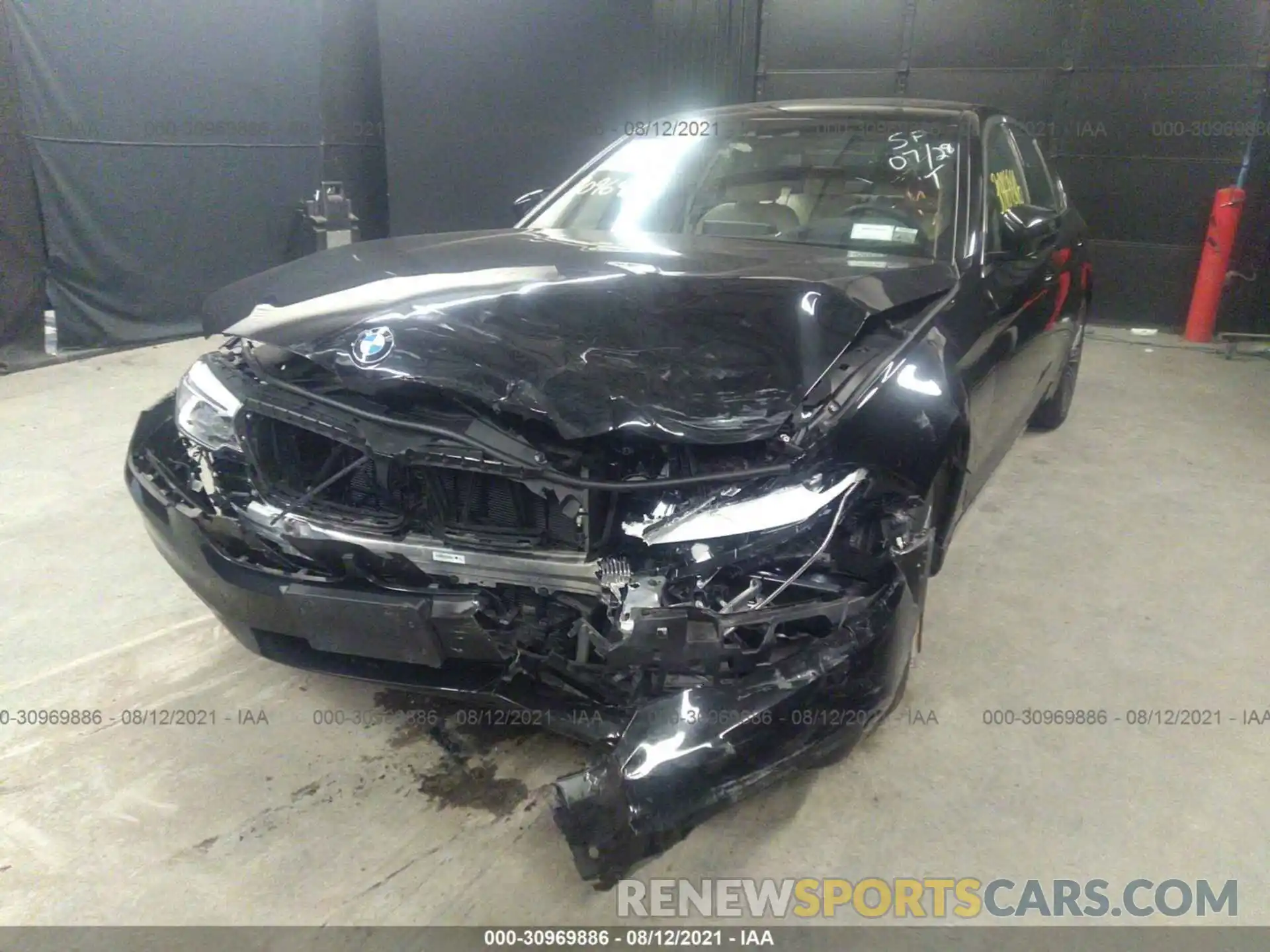 6 Photograph of a damaged car WBAJE7C53KWW16813 BMW 5 SERIES 2019