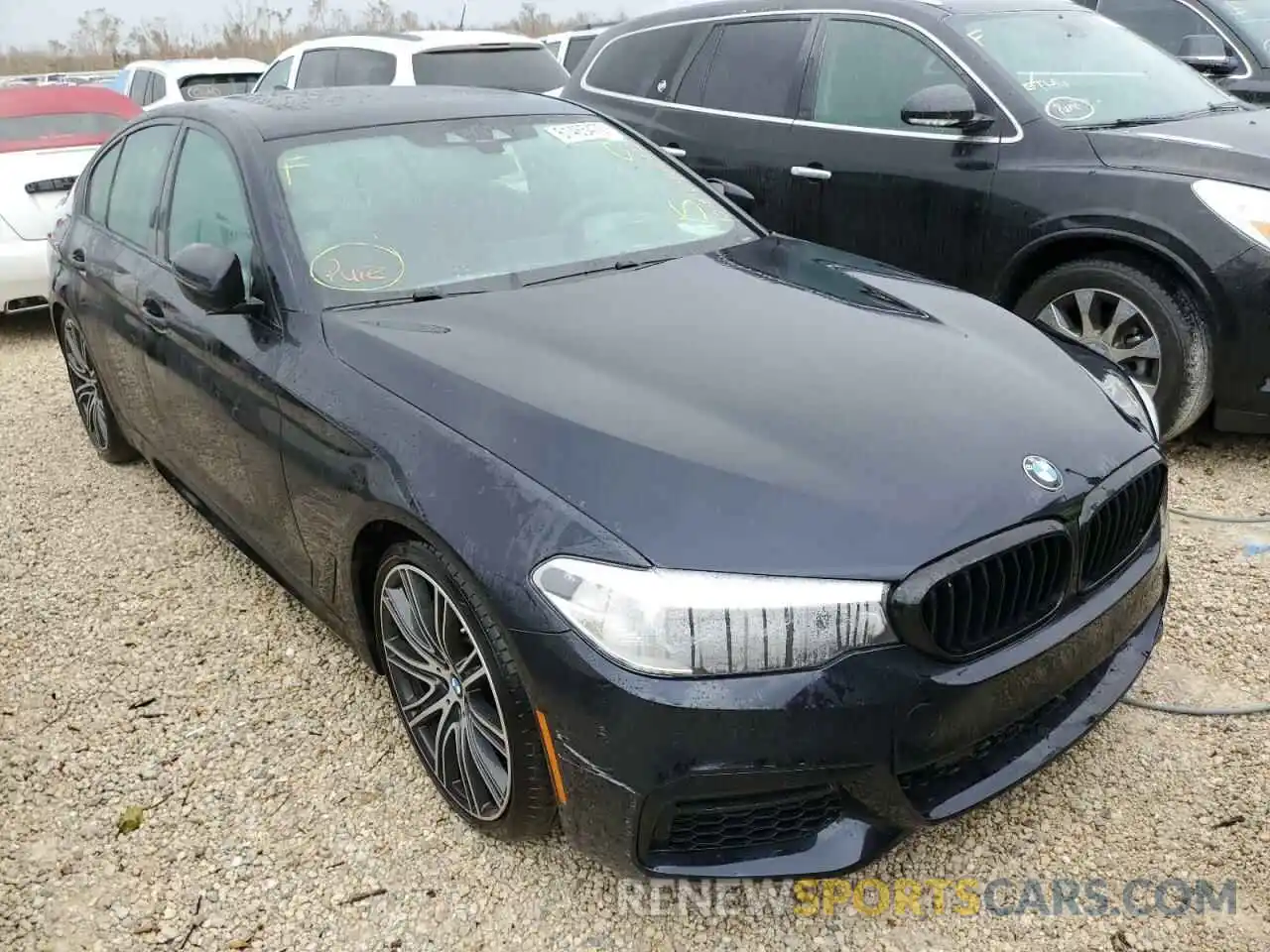 1 Photograph of a damaged car WBAJE7C53KWW19730 BMW 5 SERIES 2019