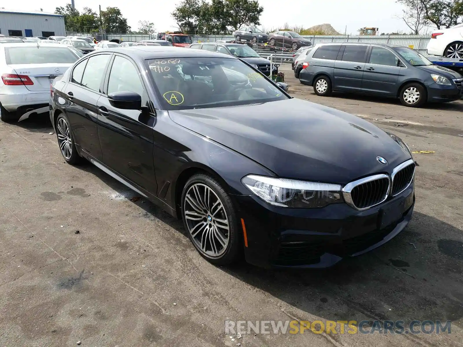 1 Photograph of a damaged car WBAJE7C53KWW20697 BMW 5 SERIES 2019