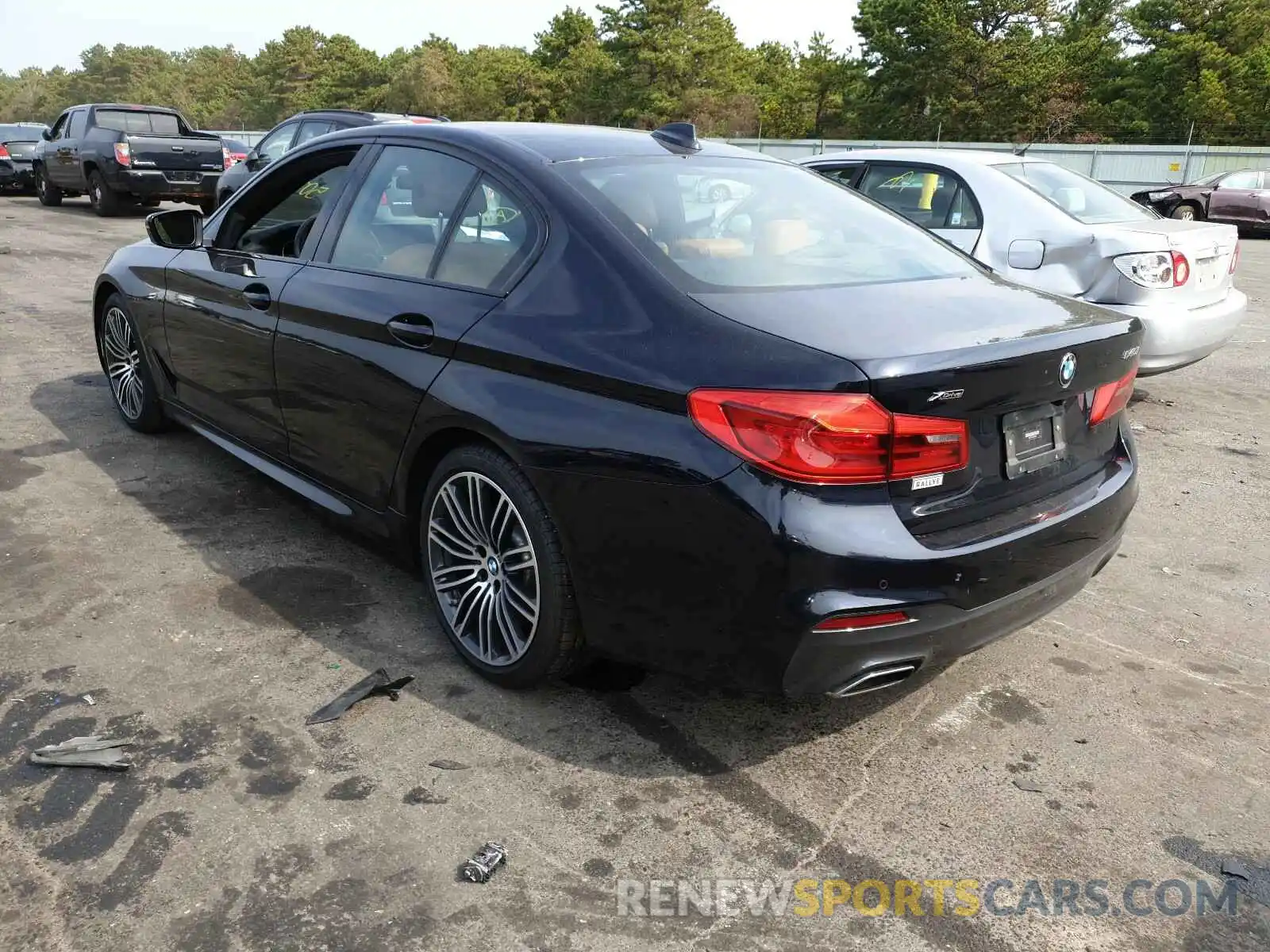 3 Photograph of a damaged car WBAJE7C53KWW20697 BMW 5 SERIES 2019