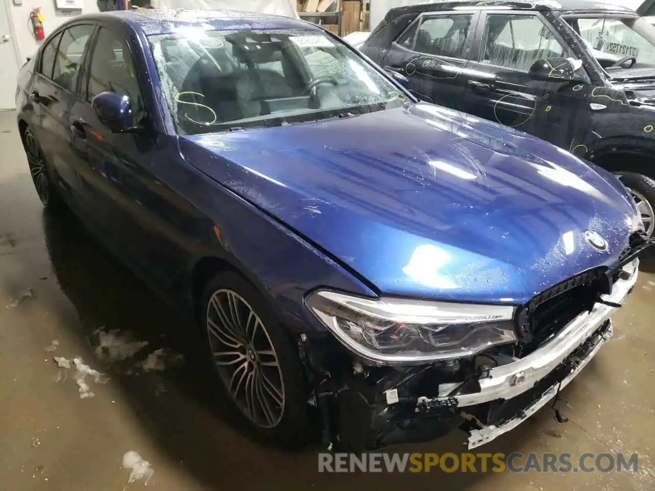 1 Photograph of a damaged car WBAJE7C54KG893030 BMW 5 SERIES 2019