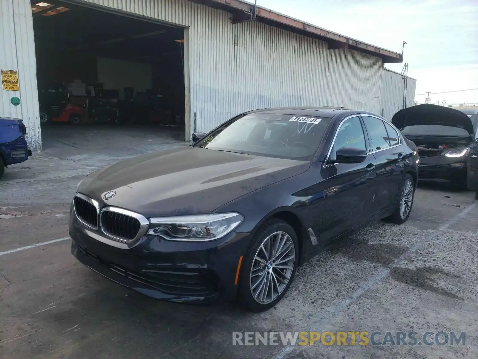 2 Photograph of a damaged car WBAJE7C54KWW07151 BMW 5 SERIES 2019