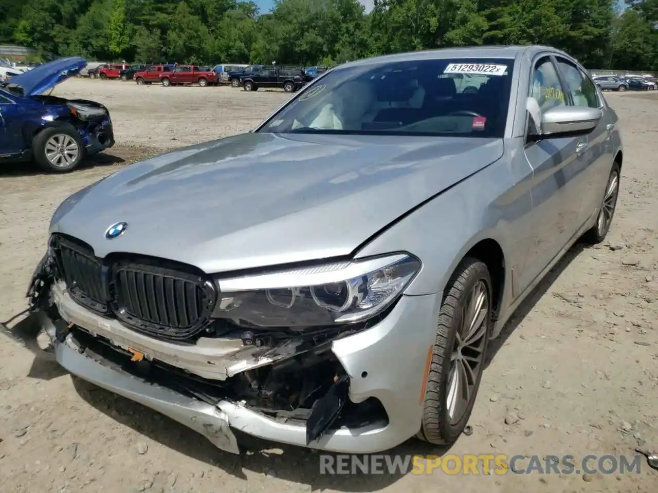 2 Photograph of a damaged car WBAJE7C54KWW07926 BMW 5 SERIES 2019