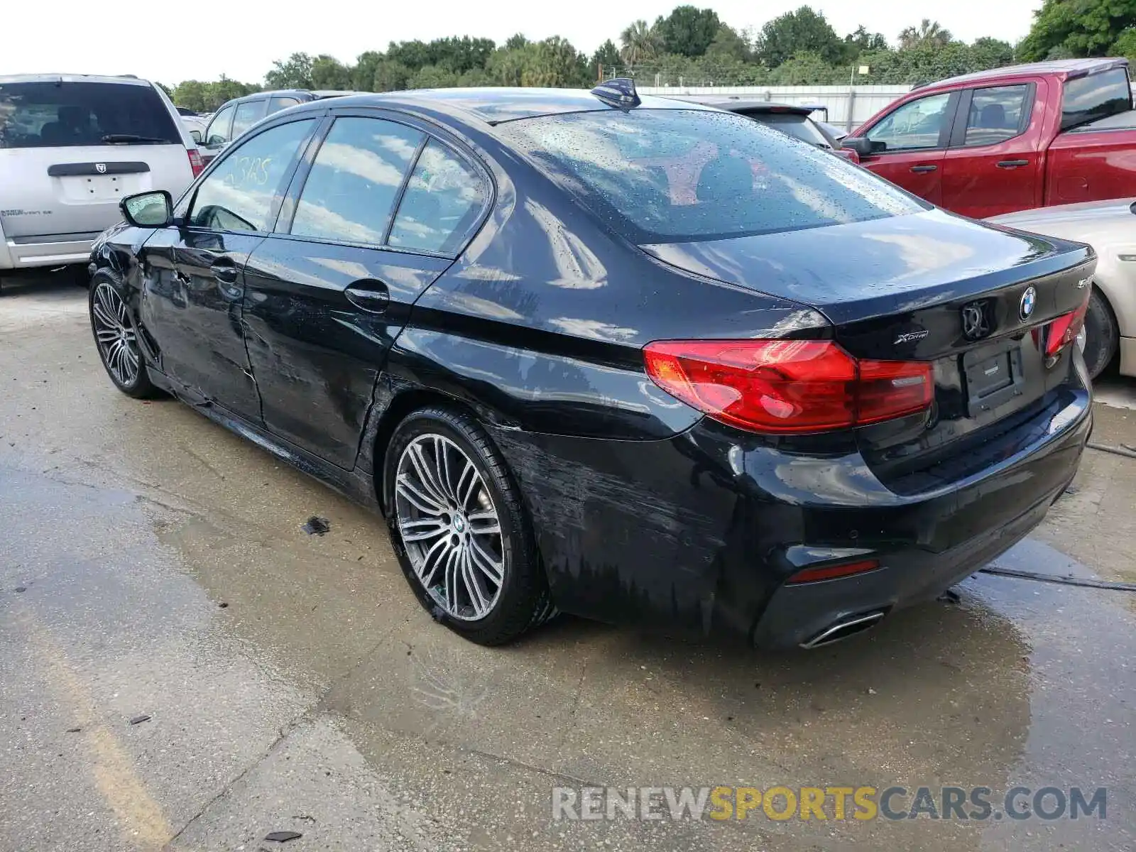 3 Photograph of a damaged car WBAJE7C54KWW08378 BMW 5 SERIES 2019