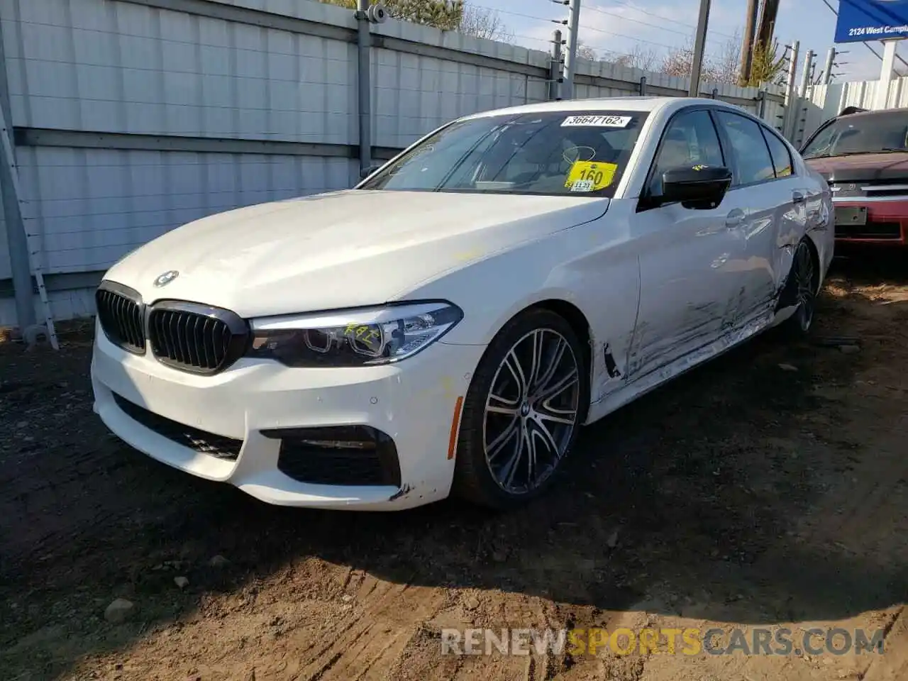 2 Photograph of a damaged car WBAJE7C54KWW08462 BMW 5 SERIES 2019