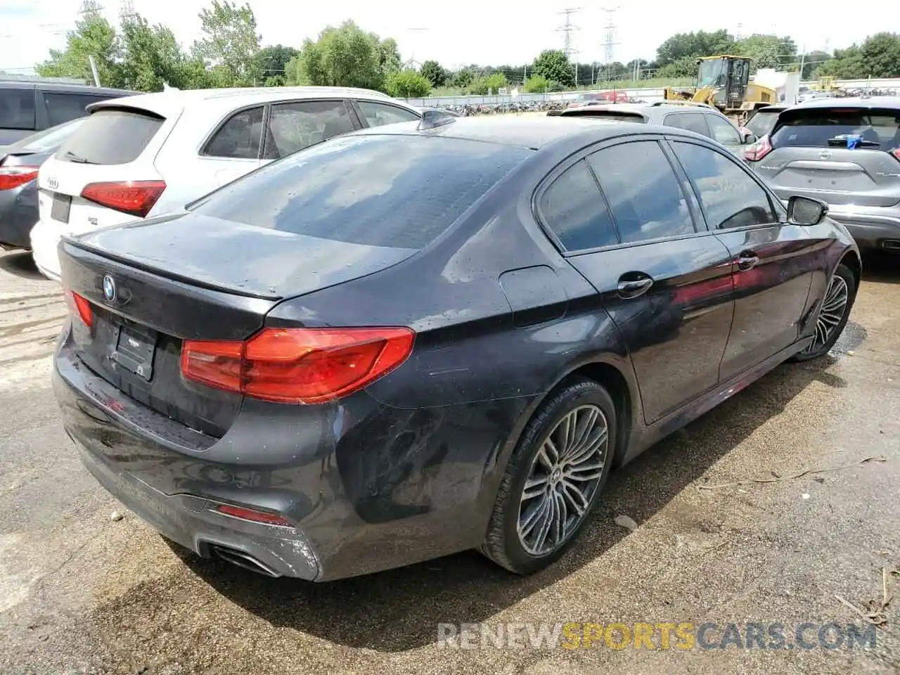 4 Фотография поврежденного автомобиля WBAJE7C54KWW12351 BMW 5 SERIES 2019