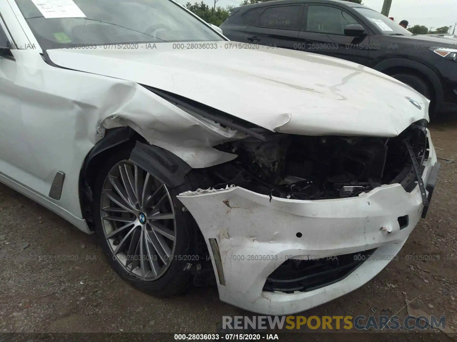 6 Photograph of a damaged car WBAJE7C54KWW23155 BMW 5 SERIES 2019