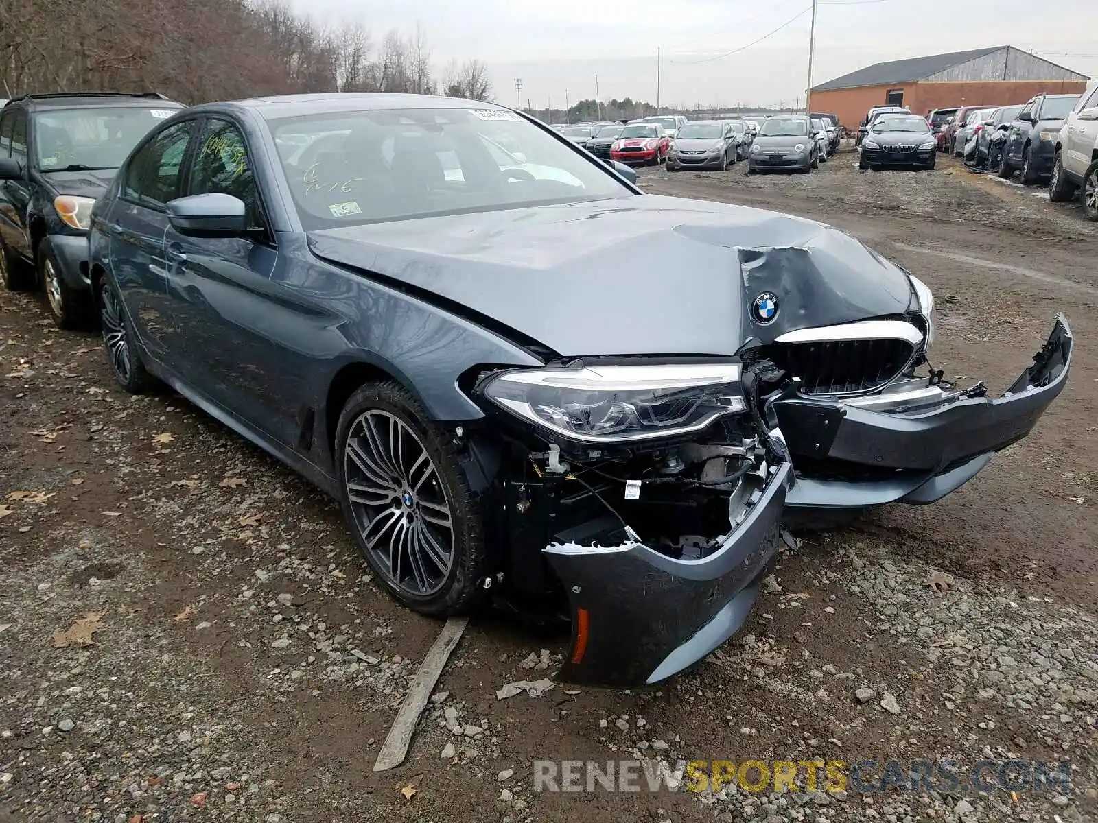 1 Photograph of a damaged car WBAJE7C54KWW46404 BMW 5 SERIES 2019