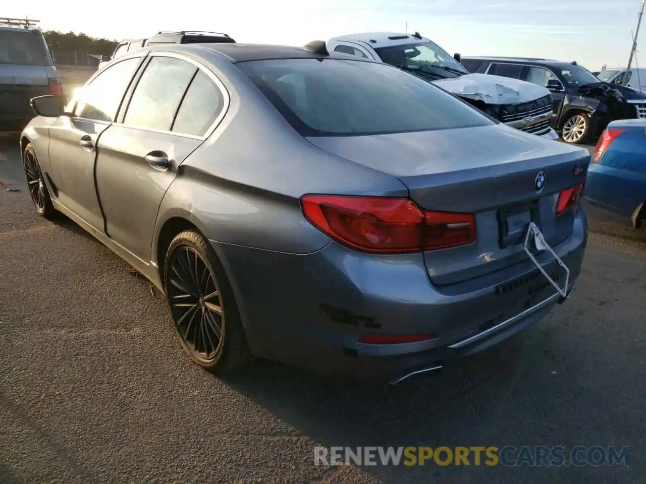 3 Photograph of a damaged car WBAJE7C55KG893182 BMW 5 SERIES 2019