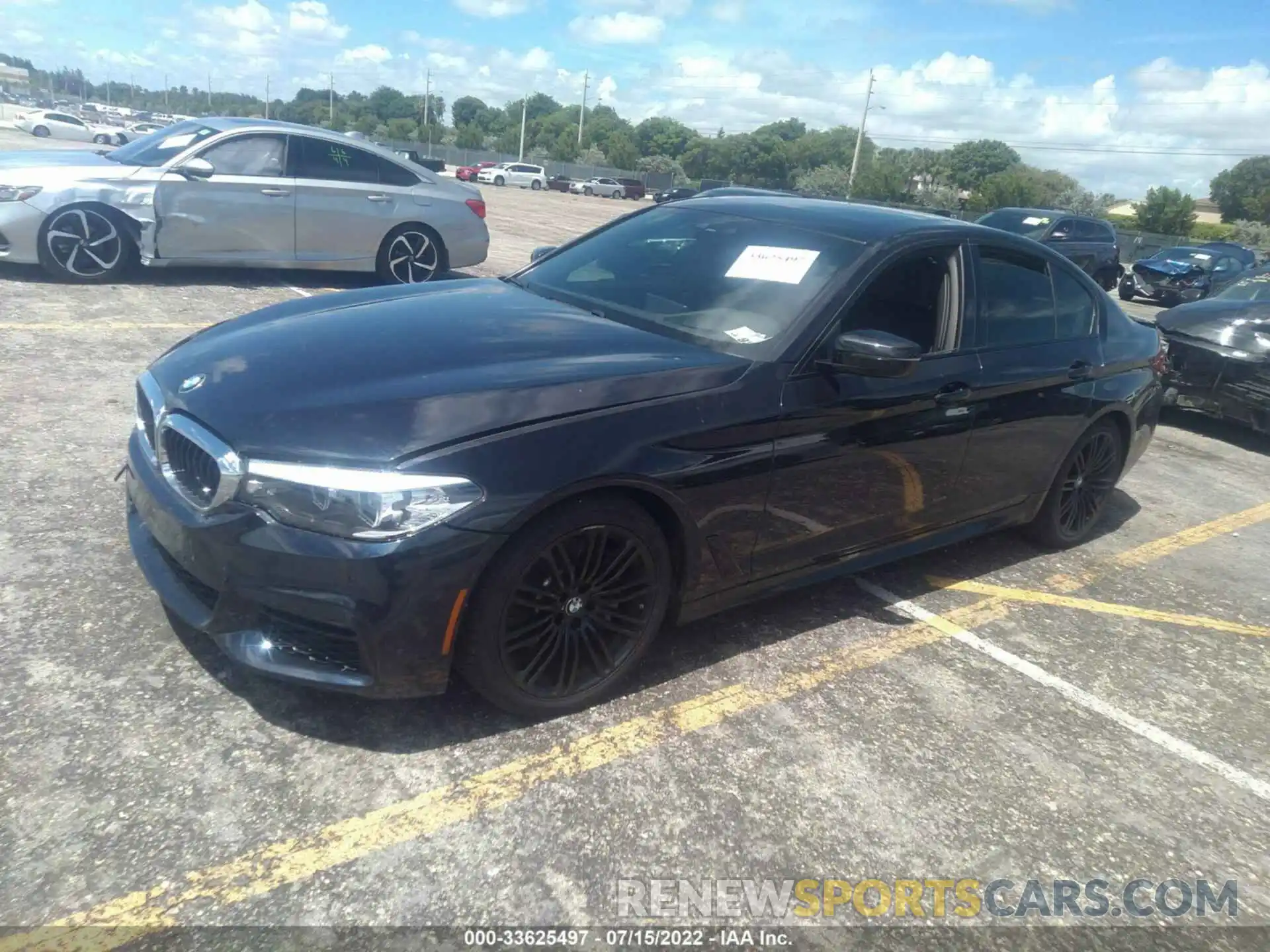 2 Photograph of a damaged car WBAJE7C55KWW12908 BMW 5 SERIES 2019