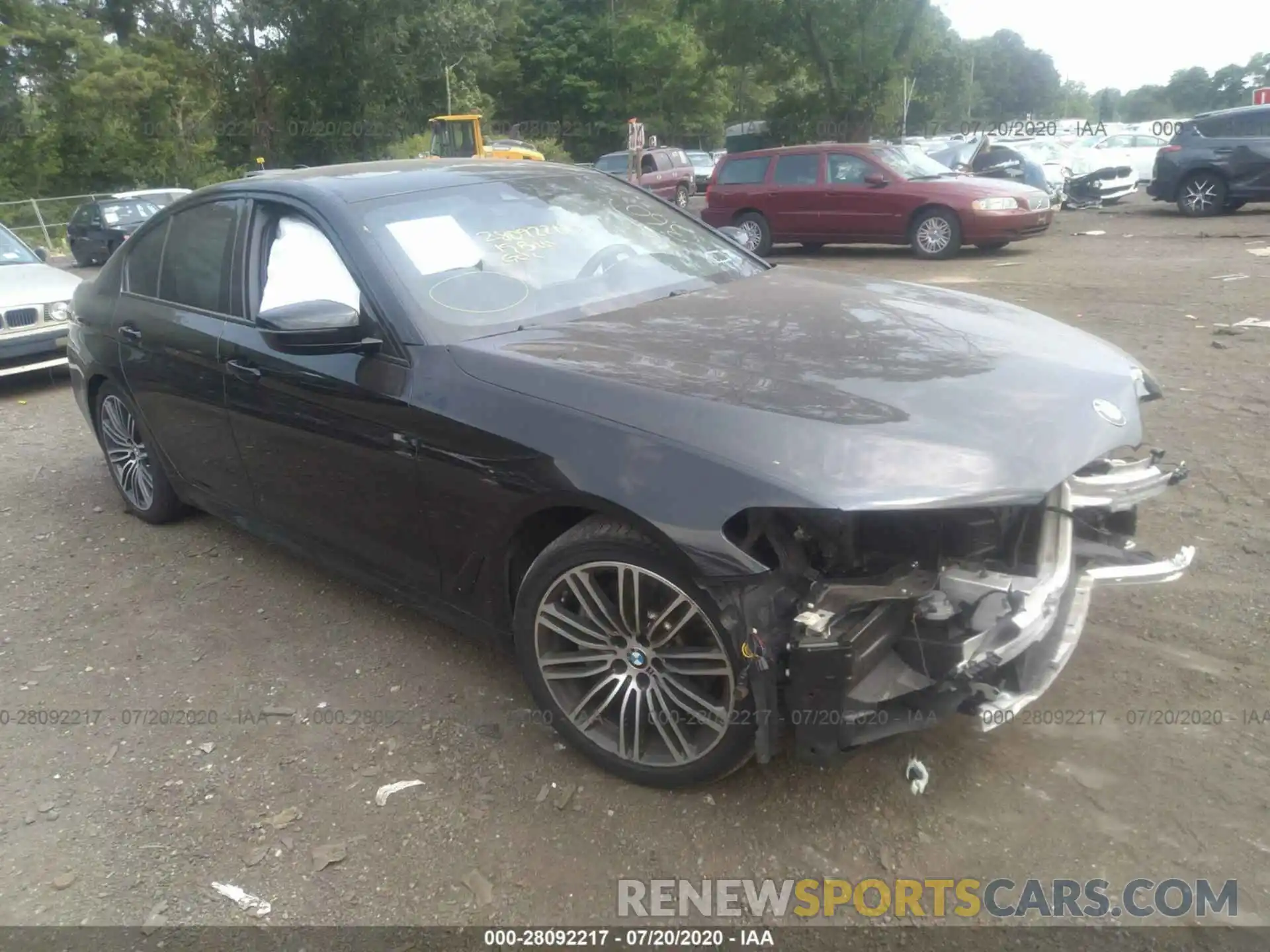 1 Photograph of a damaged car WBAJE7C55KWW12990 BMW 5 SERIES 2019